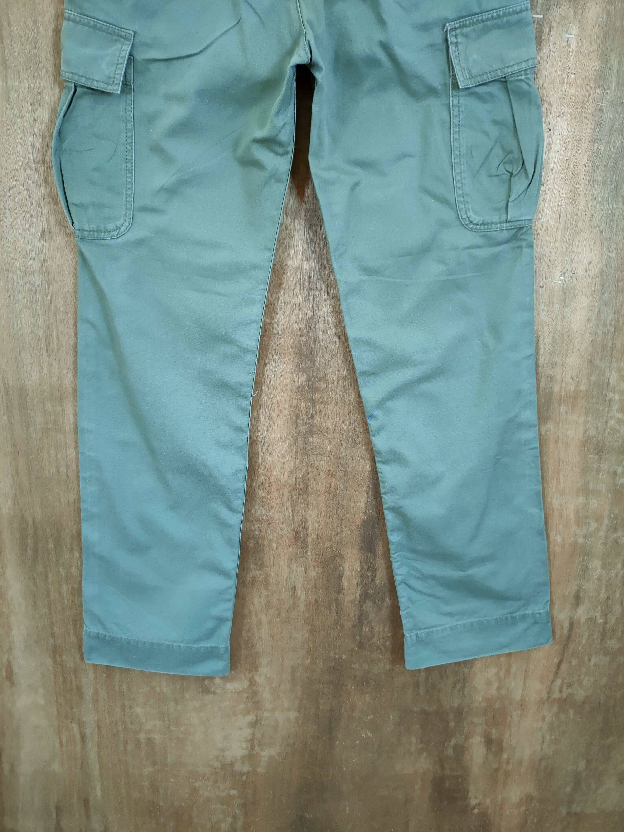 Japanese Brand DLL Japan green multipocket tactical cargo pants #1301 Size US 30 / EU 46 - 7 Thumbnail