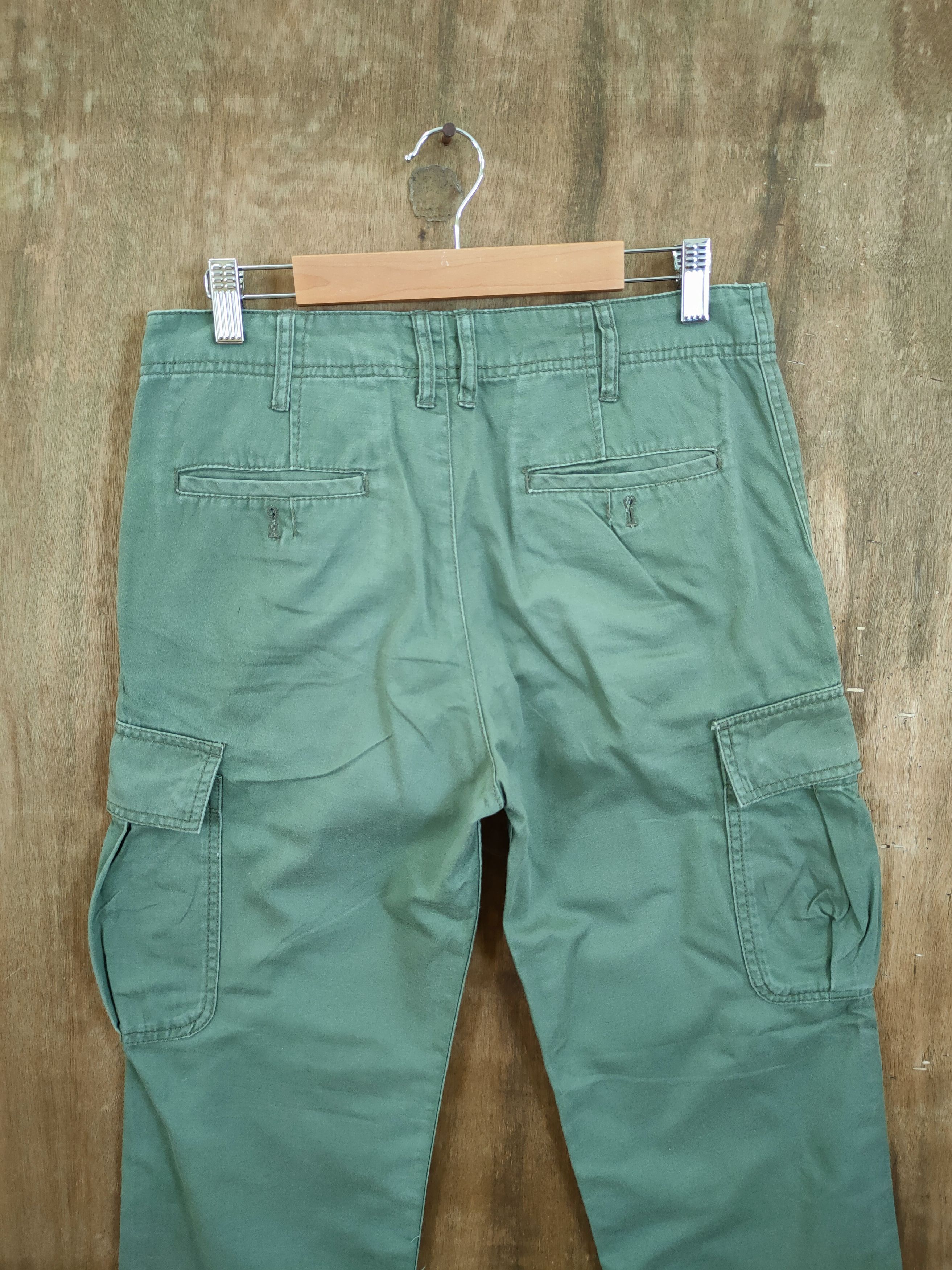 Japanese Brand DLL Japan green multipocket tactical cargo pants #1301 Size US 30 / EU 46 - 8 Thumbnail