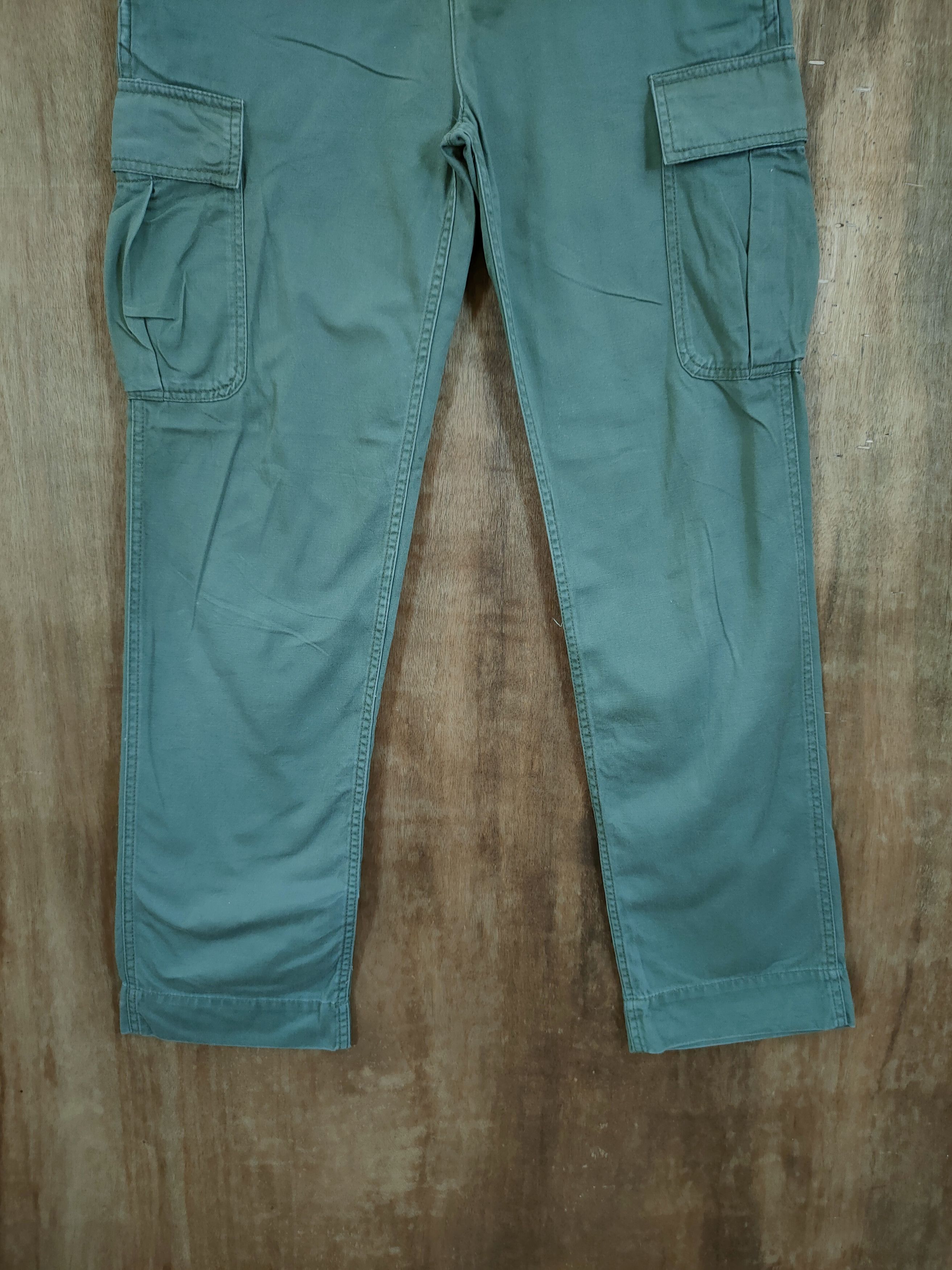 Japanese Brand DLL Japan green multipocket tactical cargo pants #1301 Size US 30 / EU 46 - 2 Thumbnail