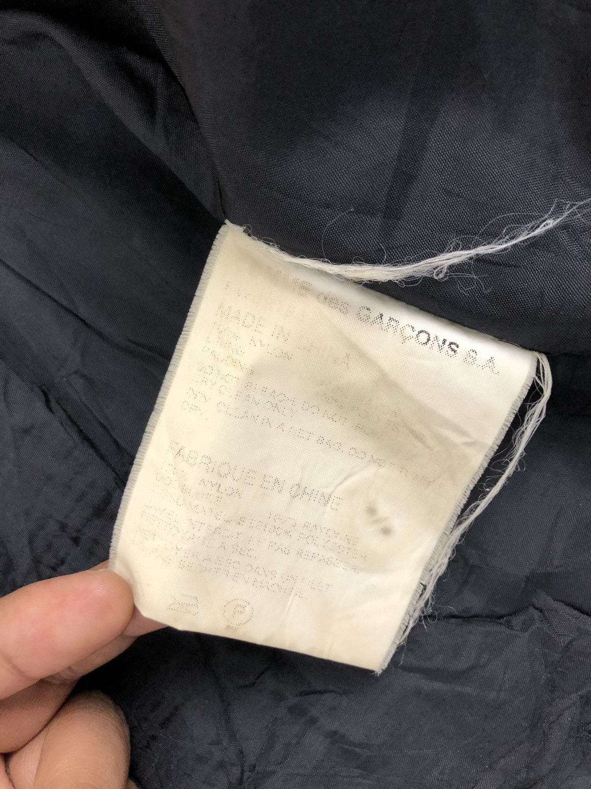 Comme des Garcons Homme Plus 2000s Comme des Garcons Black Nylon Duffle Coat Size US M / EU 48-50 / 2 - 15 Thumbnail