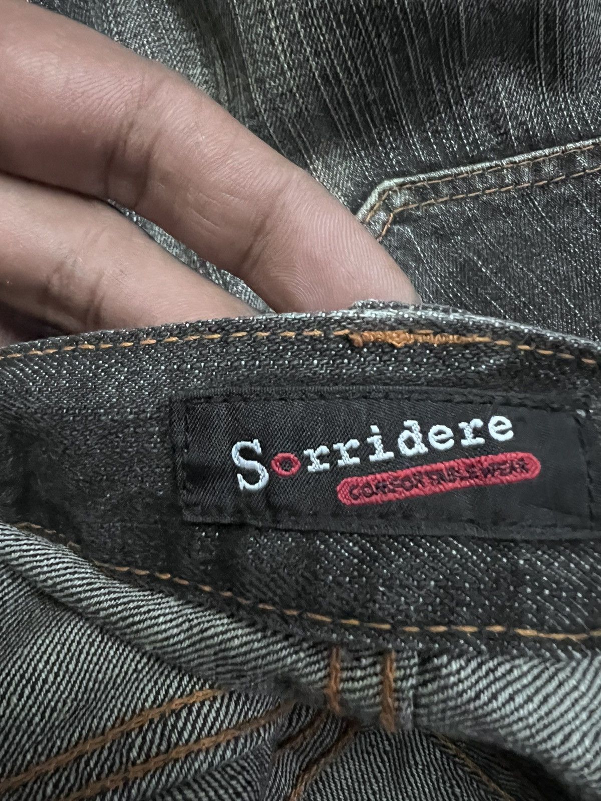 Japanese Brand × Vintage JAPANESE BRAND SORRIDERE RIPPED DENIM PANT Size US 34 / EU 50 - 7 Thumbnail