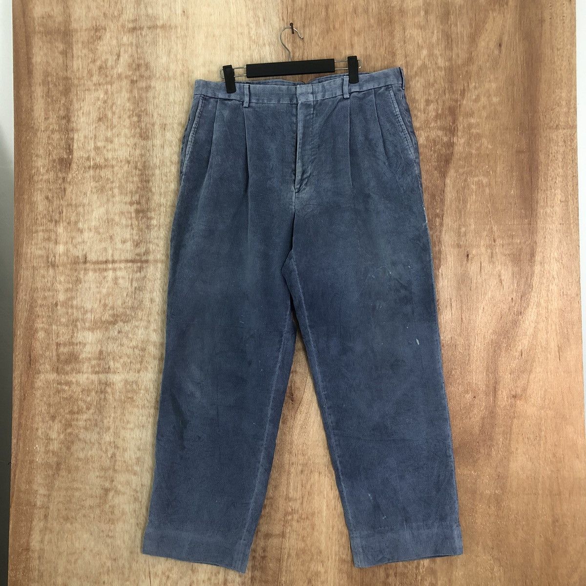 image of Corduroi Club x Lands End Land End Blue Corduroy Casual Pants 6198 in Dark Blue, Men's (Size 33)