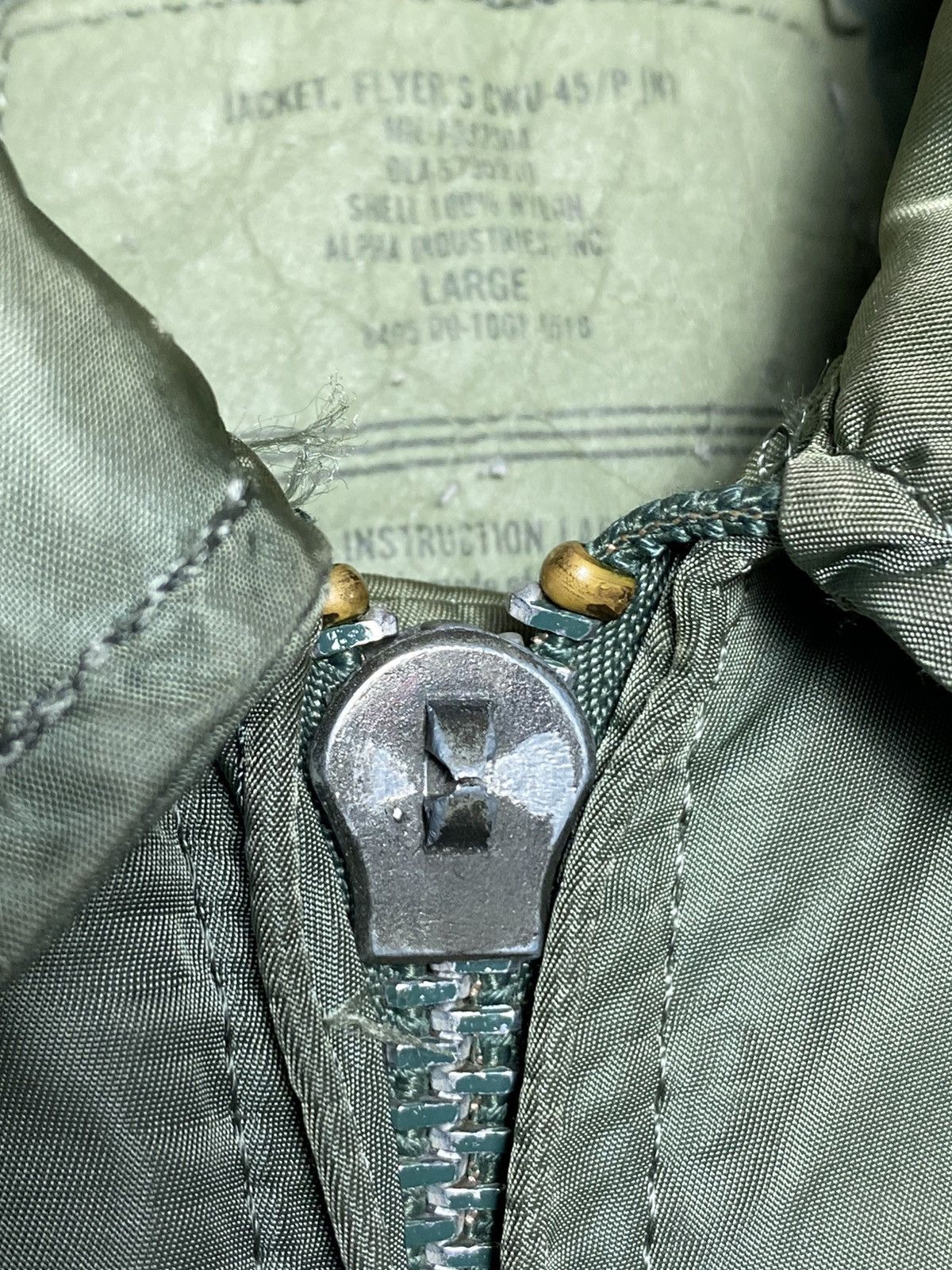 Alpha Industries Vintage Alpha Industries Military Army Bomber Jacket Size US L / EU 52-54 / 3 - 5 Thumbnail