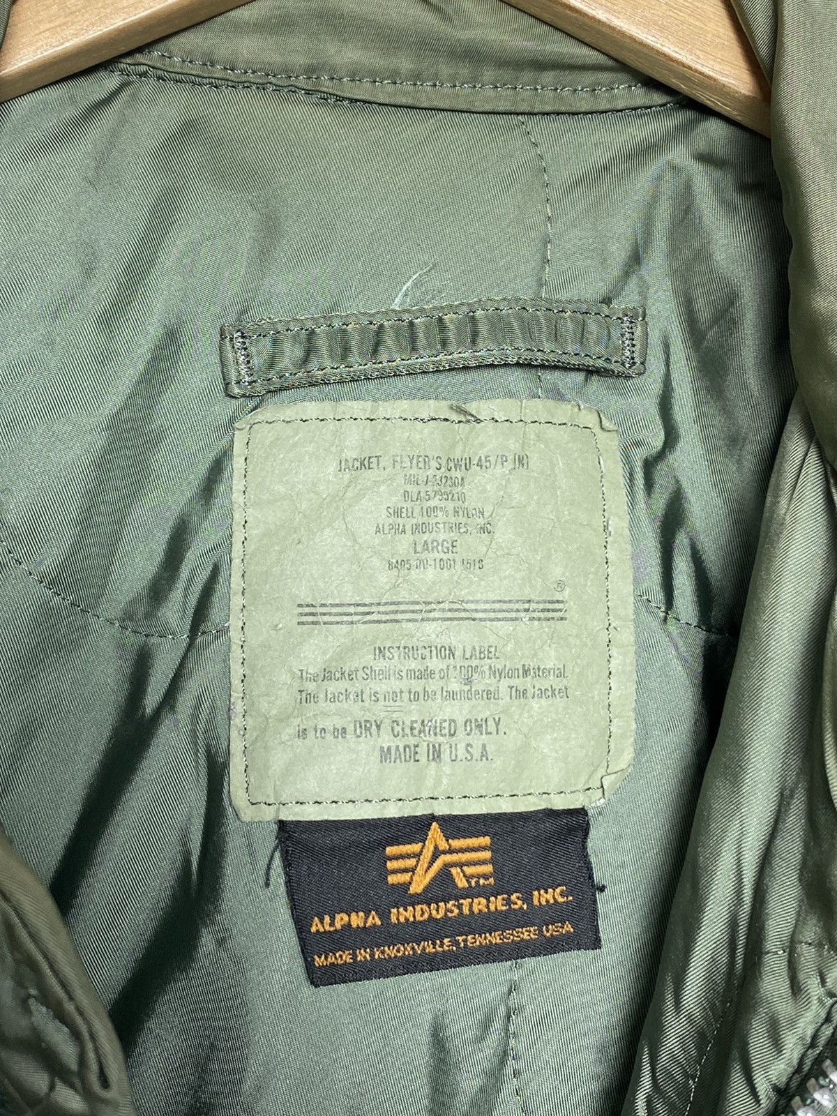 Alpha Industries Vintage Alpha Industries Military Army Bomber Jacket Size US L / EU 52-54 / 3 - 6 Thumbnail