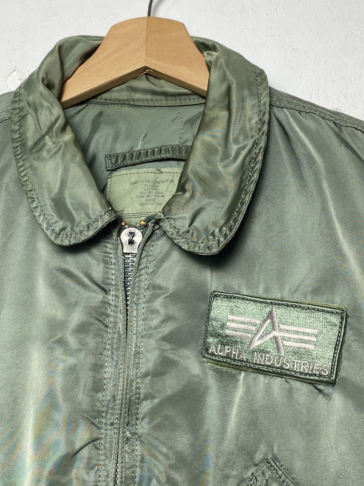 Alpha Industries Vintage Alpha Industries Military Army Bomber Jacket Size US L / EU 52-54 / 3 - 3 Thumbnail