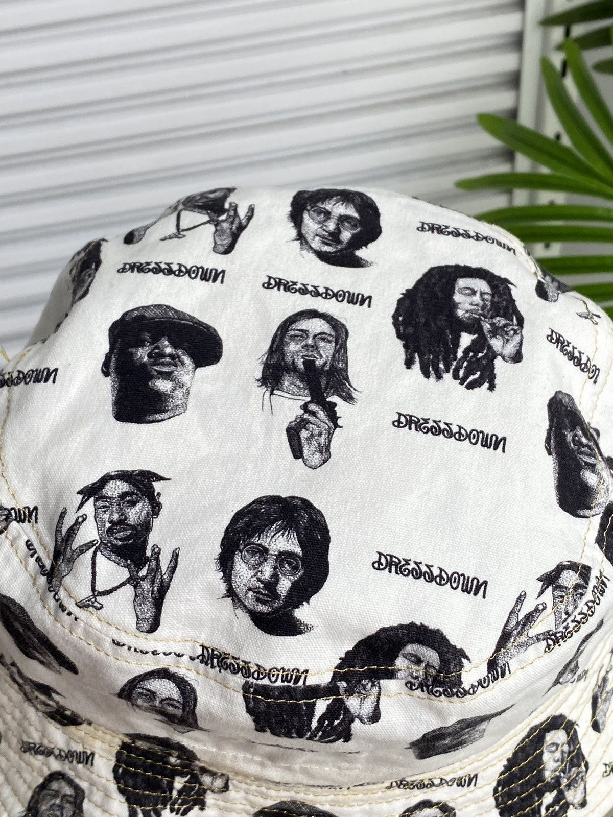 Band Tees Vintage Dress Down Tupac Kurt Cobain Biggie John Lennon Hat Size ONE SIZE - 4 Thumbnail