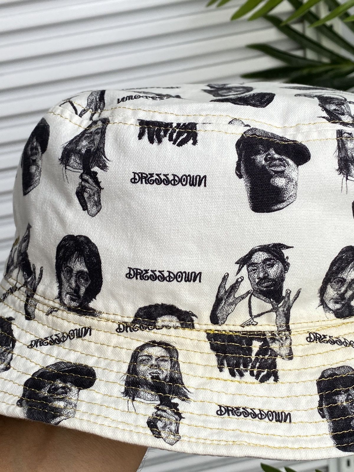 Band Tees Vintage Dress Down Tupac Kurt Cobain Biggie John Lennon Hat Size ONE SIZE - 3 Thumbnail