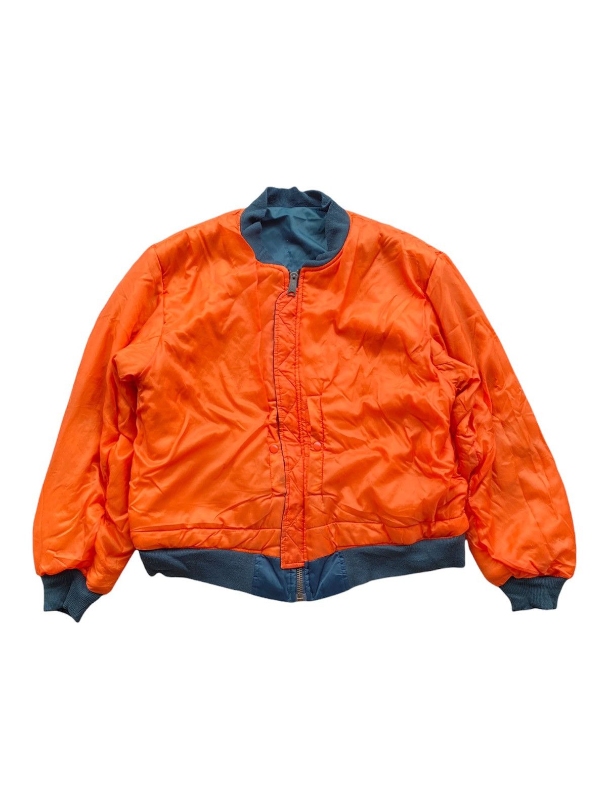 Japanese Brand Vintage Flight Bomber Reversible Jacket / Raf Travis Scott Size US L / EU 52-54 / 3 - 2 Thumbnail