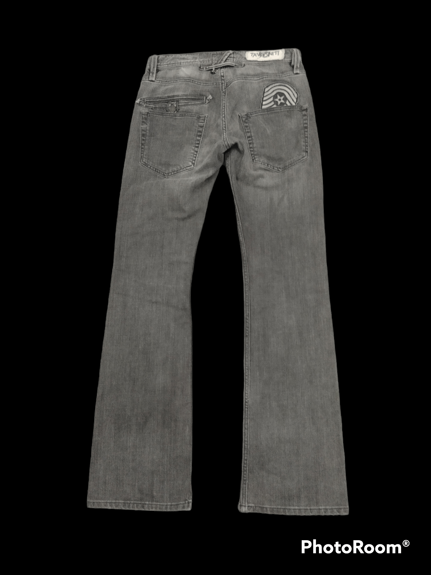 Other FLARE WASHED GREY TAVERNITI DENIM PANTS Size US 30 / EU 46 - 2 Thumbnail