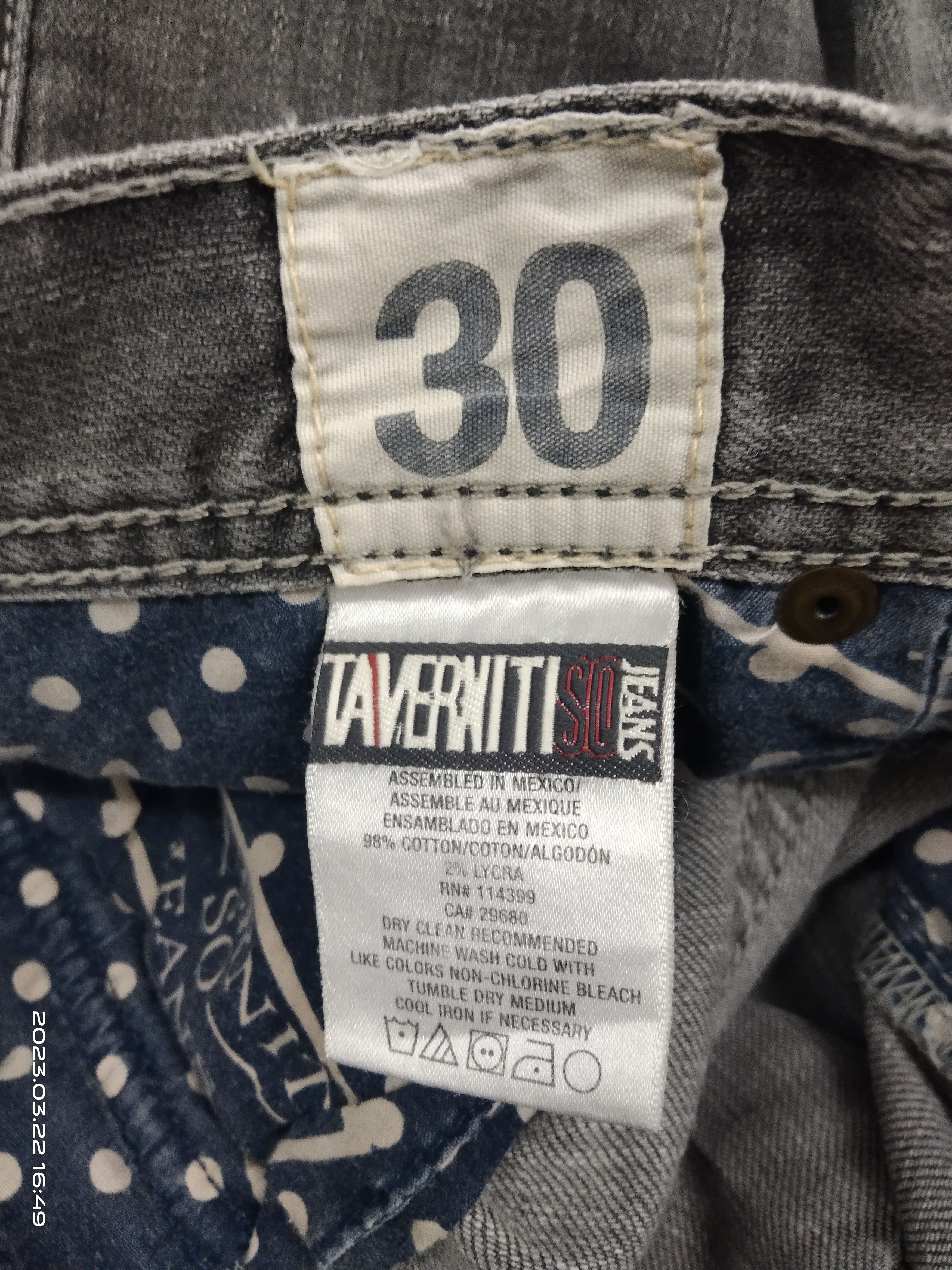 Other FLARE WASHED GREY TAVERNITI DENIM PANTS Size US 30 / EU 46 - 5 Thumbnail