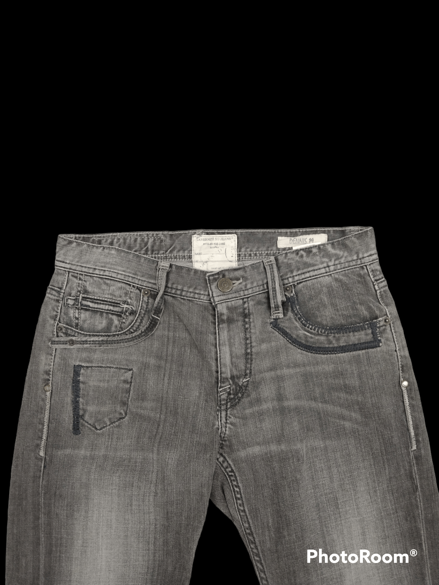 Other FLARE WASHED GREY TAVERNITI DENIM PANTS Size US 30 / EU 46 - 3 Thumbnail