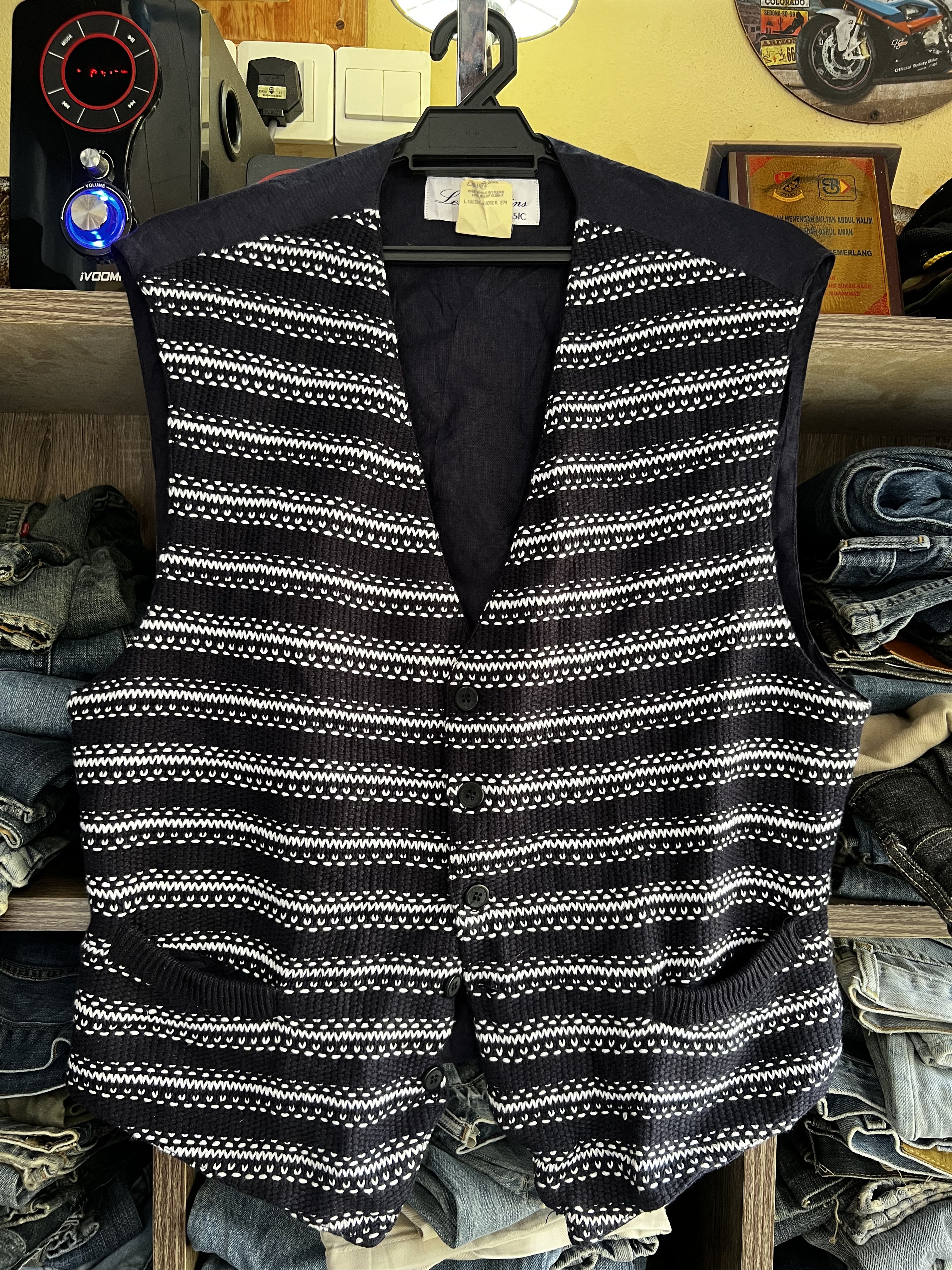Les Copains 🔥Vintage Stripe Les Copains Knit Vest Size US M / EU 48-50 / 2 - 1 Thumbnail
