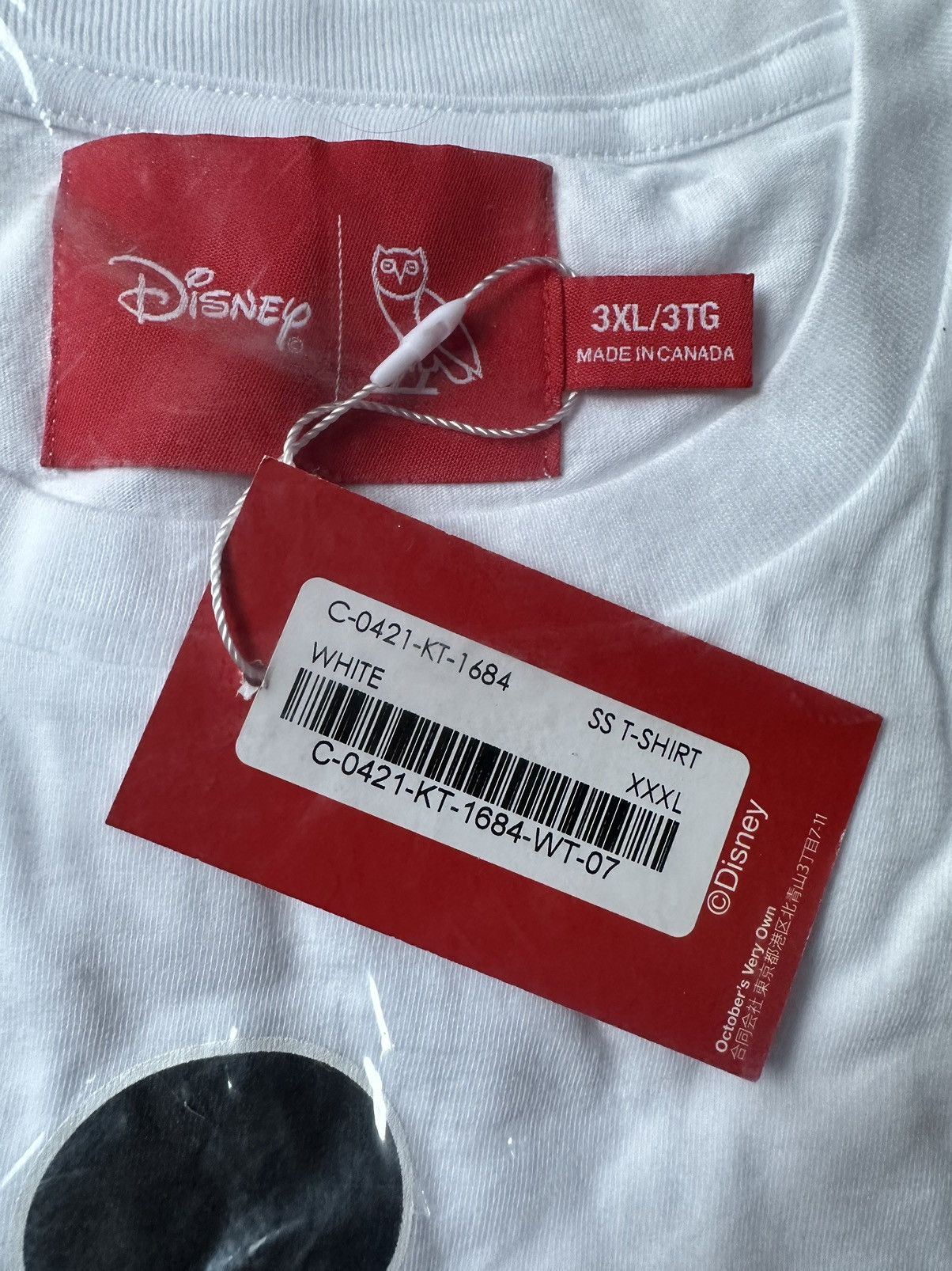 Disney × Mickey Mouse × October's Very Own *SIZE 3XL* OVO x DISNEY MICKEY MOUSE T-SHIRT NEW with tags Size US XXL / EU 58 / 5 - 7 Thumbnail
