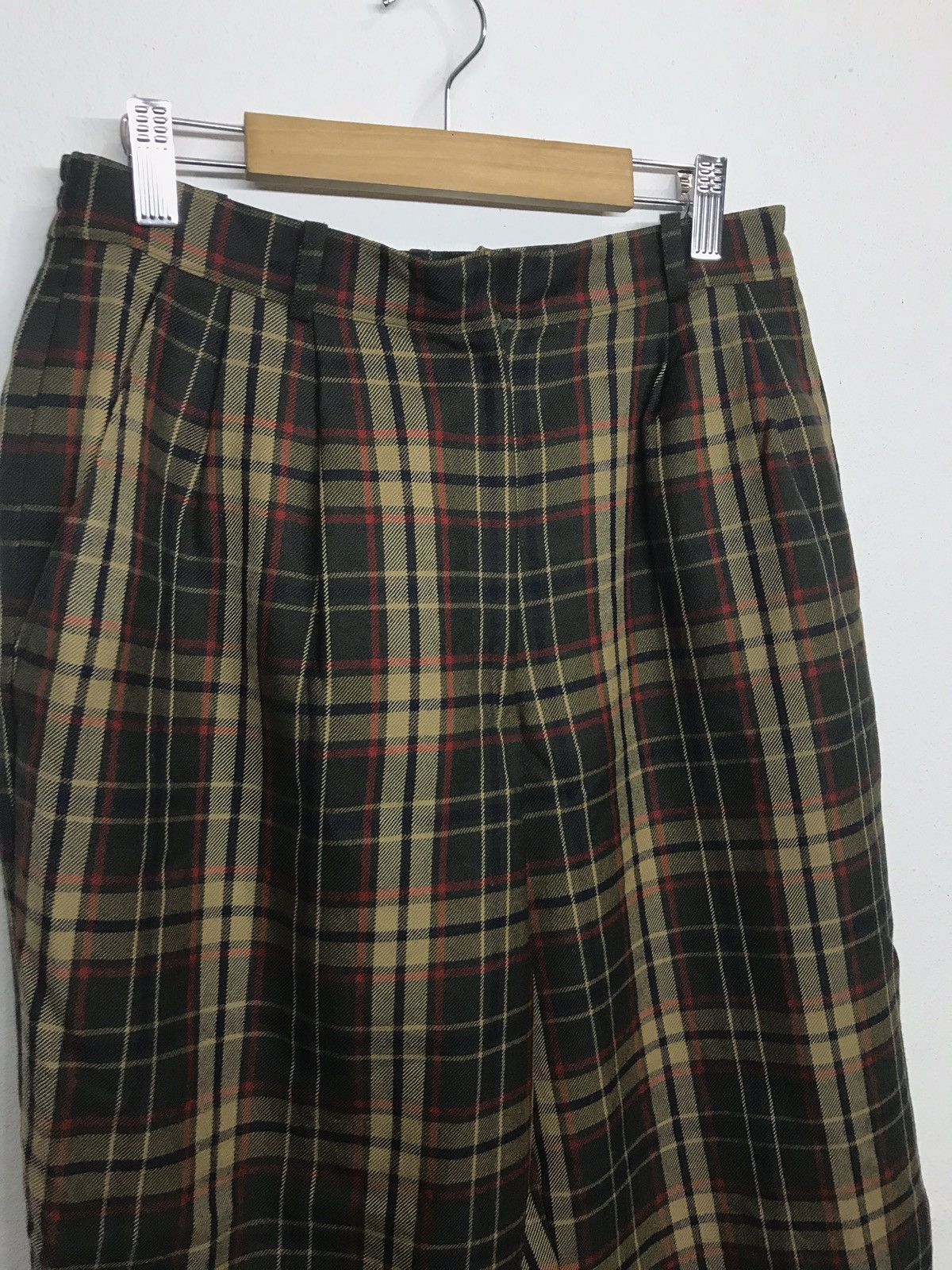DAKS × Vintage Vintage Daks London Checkered Casual Pants Size US 29 - 3 Thumbnail