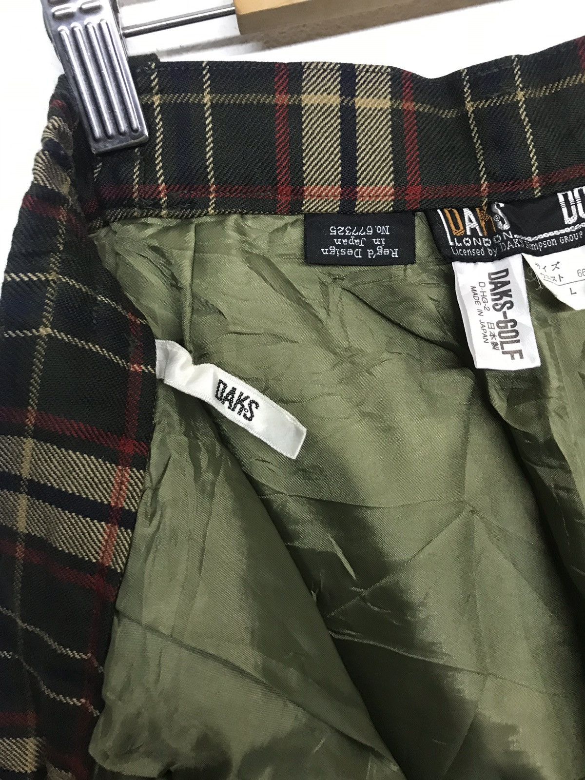 DAKS × Vintage Vintage Daks London Checkered Casual Pants Size US 29 - 8 Thumbnail