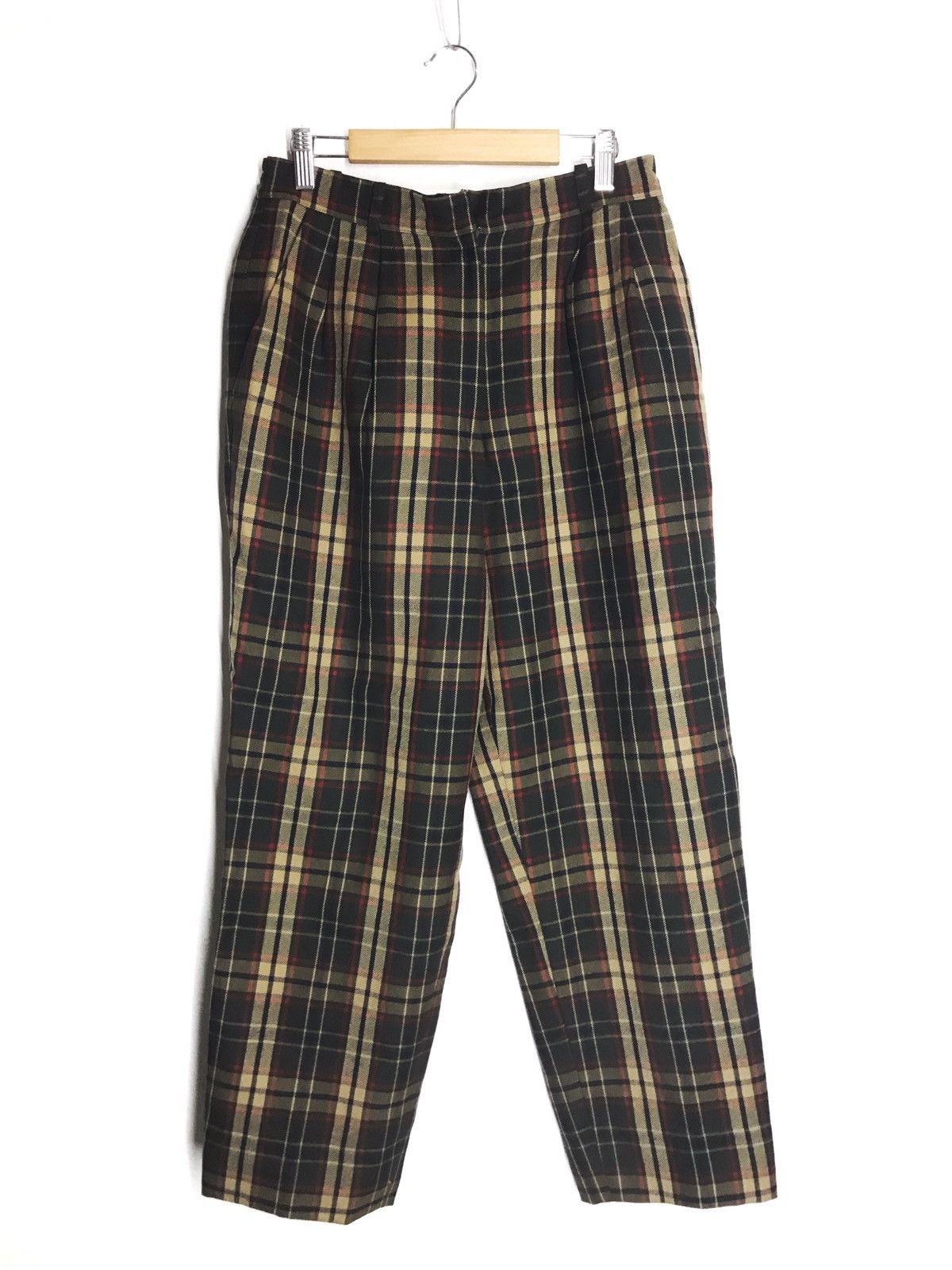 DAKS × Vintage Vintage Daks London Checkered Casual Pants Size US 29 - 1 Thumbnail