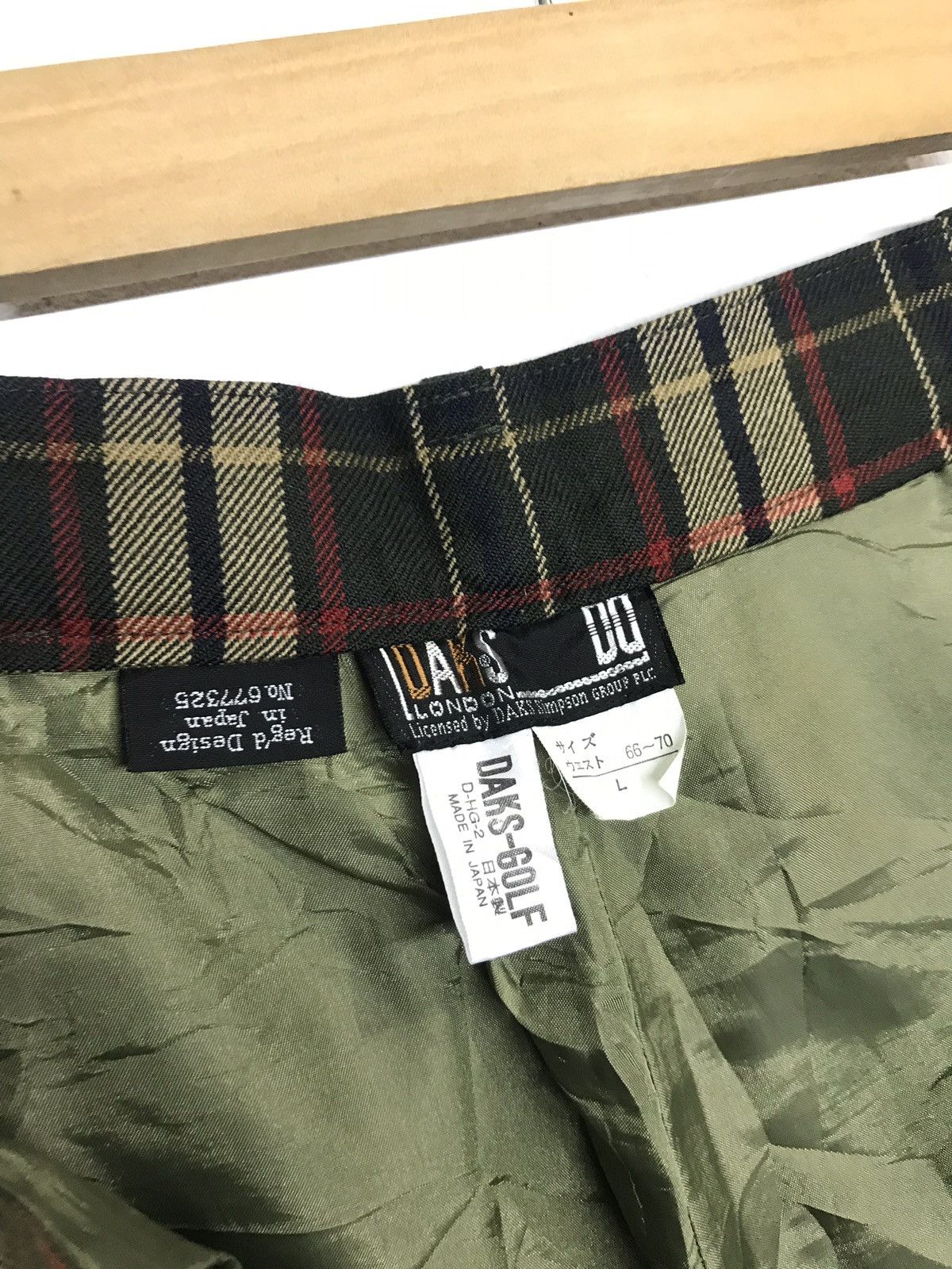 DAKS × Vintage Vintage Daks London Checkered Casual Pants Size US 29 - 7 Thumbnail