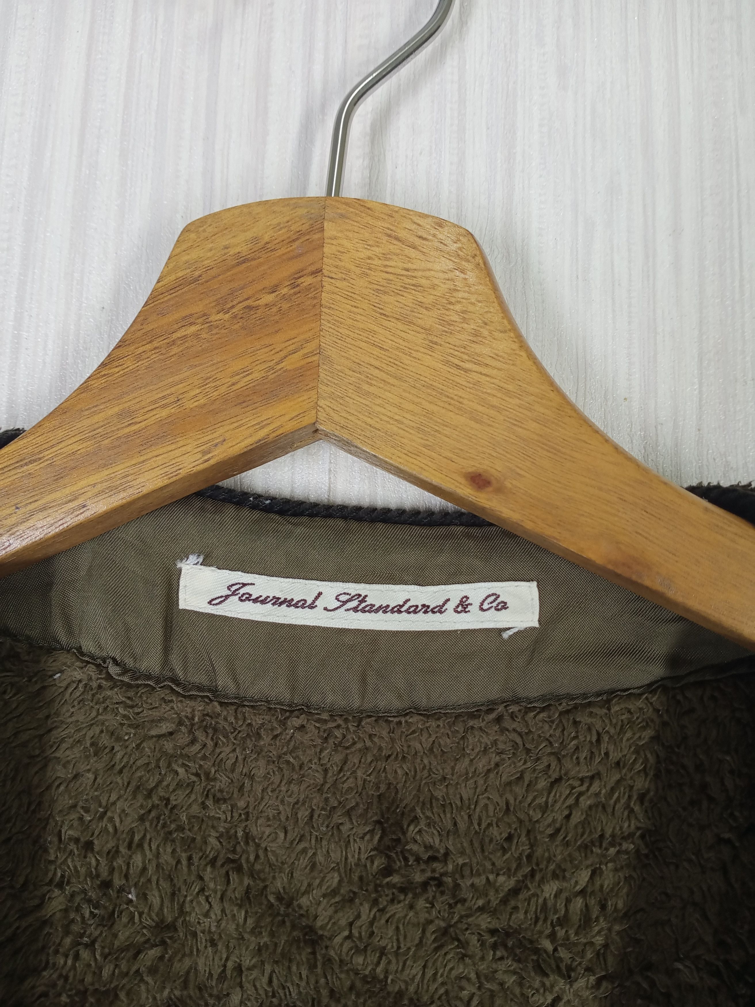 Japanese Brand Rare Journal Standard Sherpa Fleece Cardigan Size US L / EU 52-54 / 3 - 5 Thumbnail