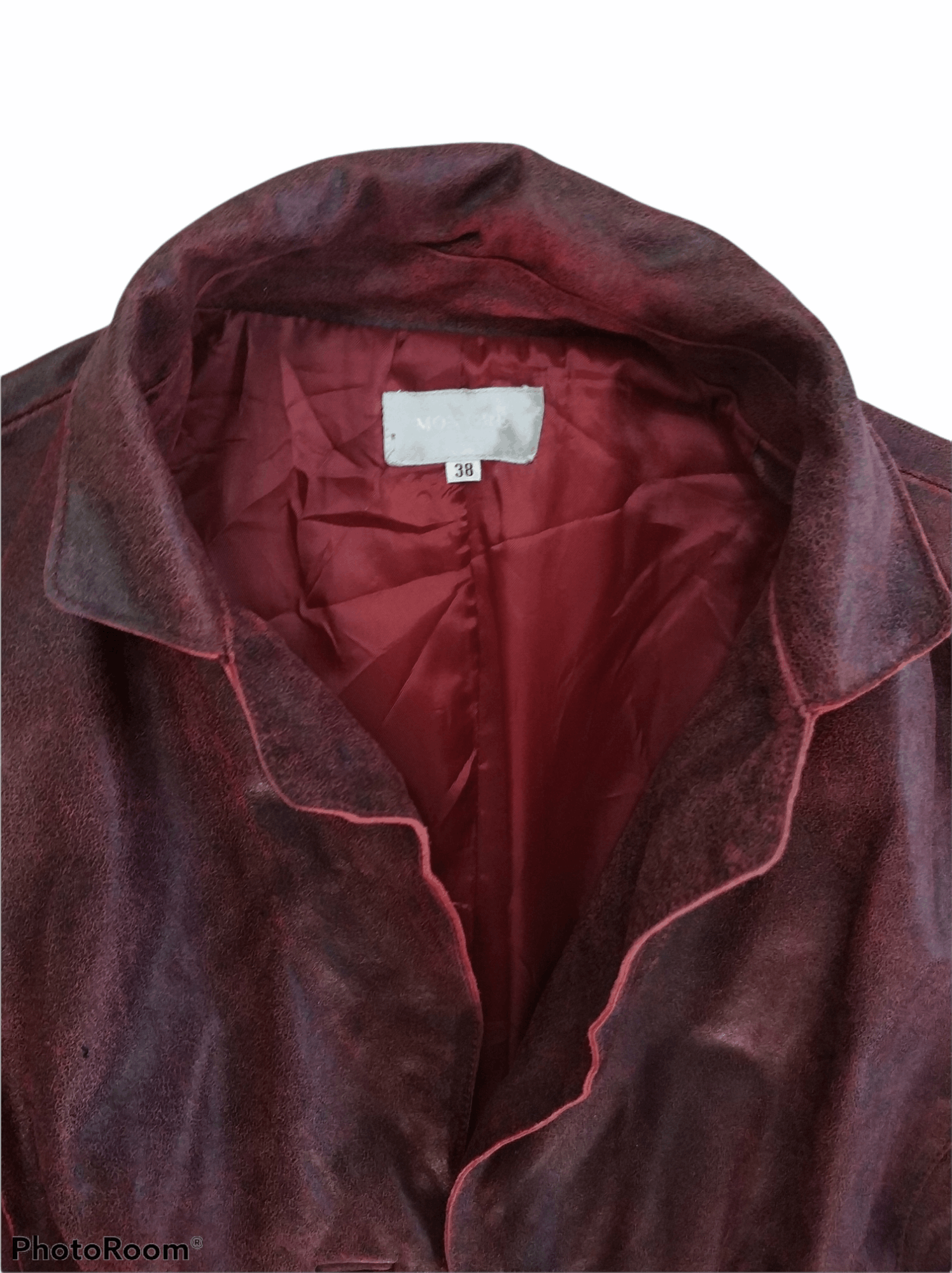 Other 🔥Red Mon Gre Leather Jacket Size S / US 4 / IT 40 - 6 Thumbnail