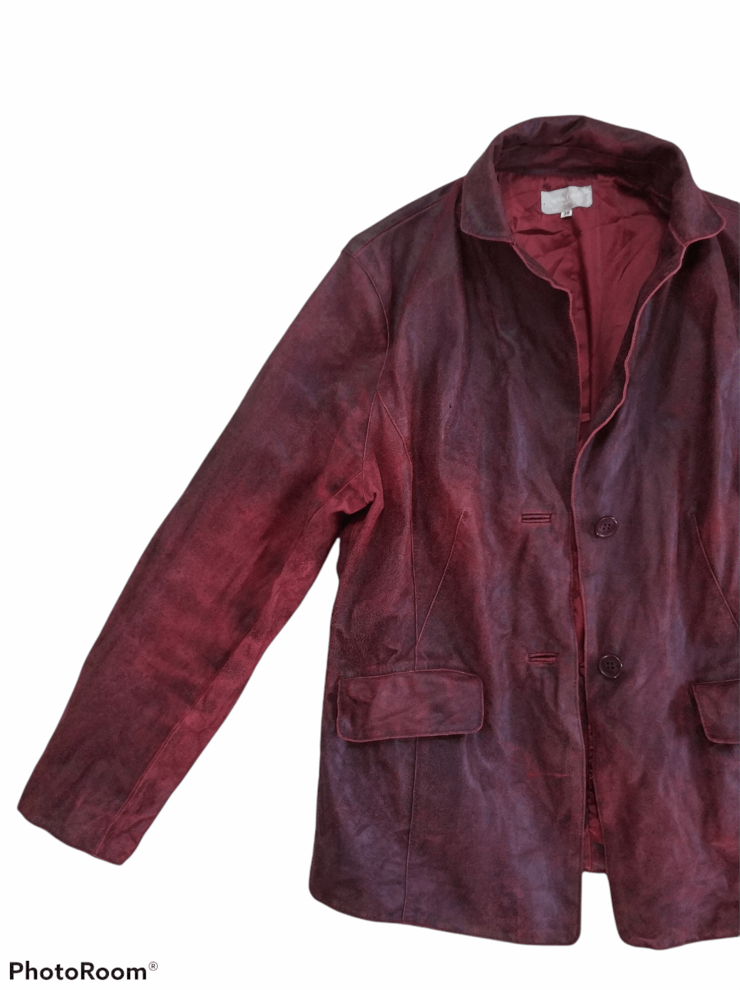 Other 🔥Red Mon Gre Leather Jacket Size S / US 4 / IT 40 - 3 Thumbnail