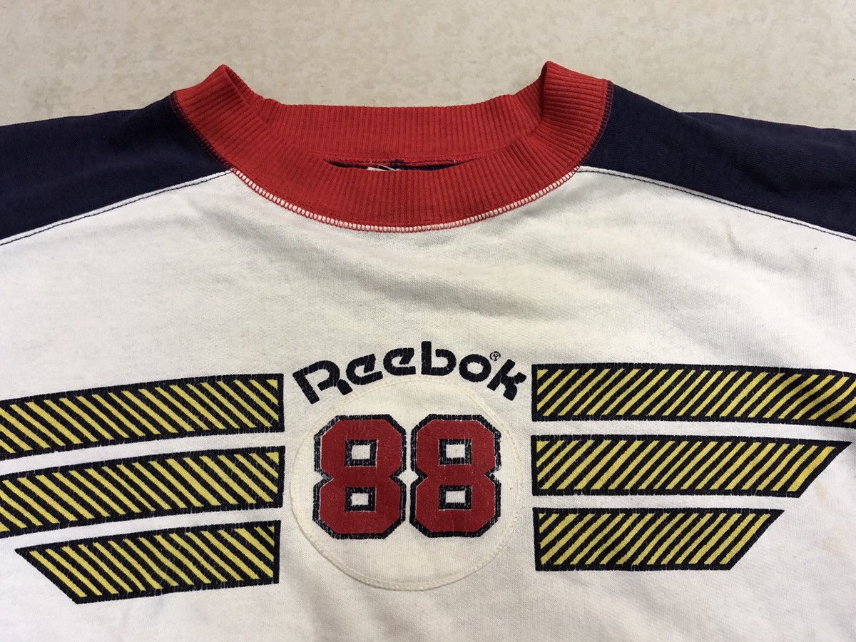 Japanese Brand × Reebok × Vintage Vintage 80s REEBOK 88 sweatshirt Size US XL / EU 56 / 4 - 3 Thumbnail
