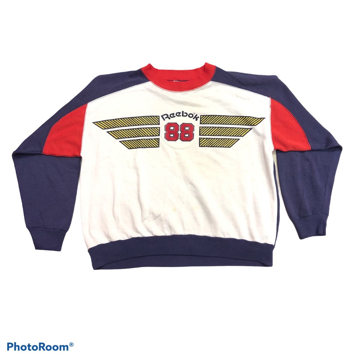 Japanese Brand × Reebok × Vintage Vintage 80s REEBOK 88 sweatshirt Size US XL / EU 56 / 4 - 1 Thumbnail