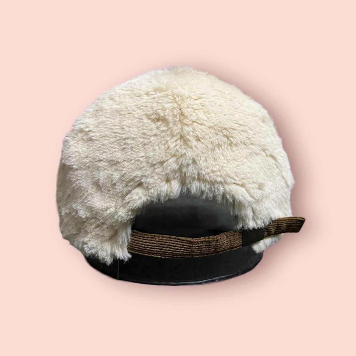 Japanese Brand HALLO SUPPLY FLUFFY FAUX FUR CORDUROY STRAPBACK CAP Size ONE SIZE - 11 Thumbnail