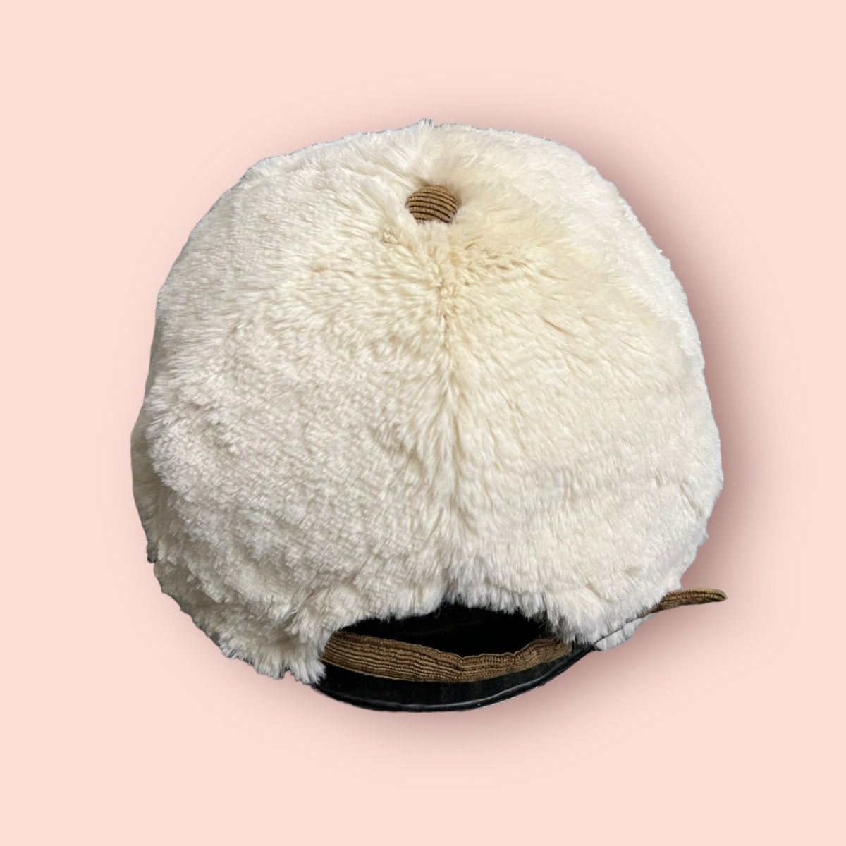 Japanese Brand HALLO SUPPLY FLUFFY FAUX FUR CORDUROY STRAPBACK CAP Size ONE SIZE - 12 Thumbnail