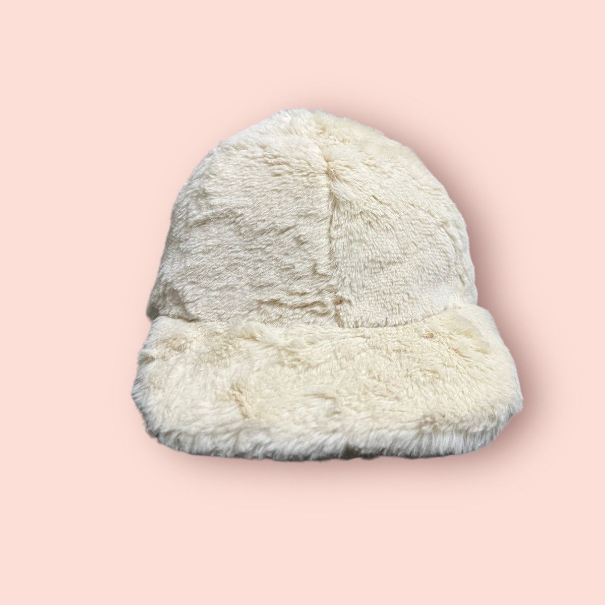 Japanese Brand HALLO SUPPLY FLUFFY FAUX FUR CORDUROY STRAPBACK CAP Size ONE SIZE - 6 Thumbnail