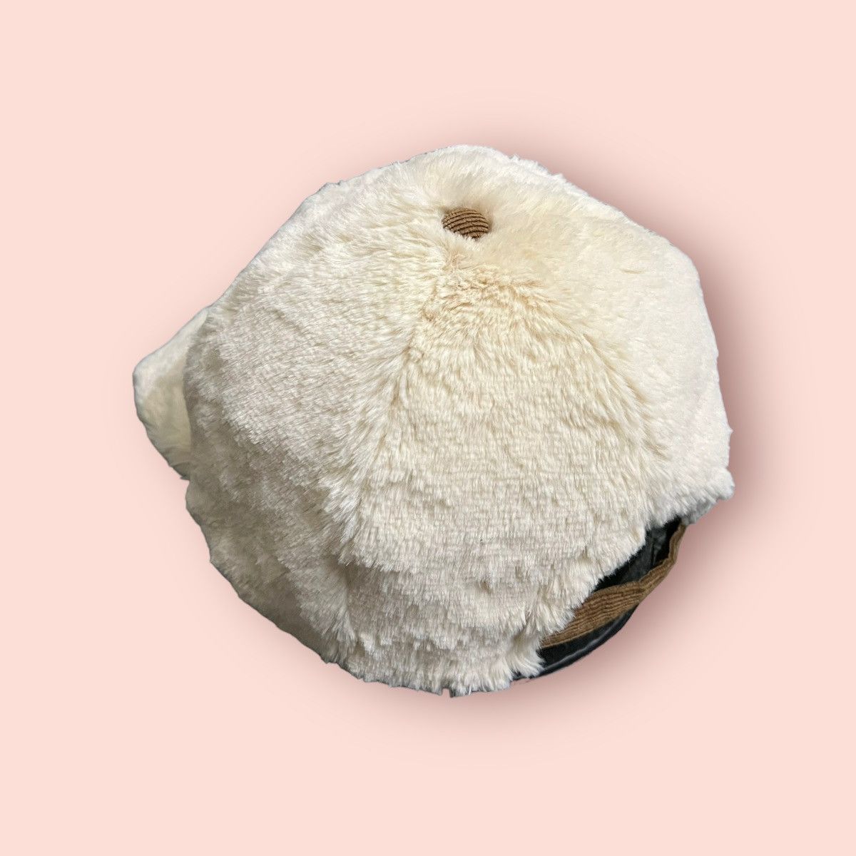 Japanese Brand HALLO SUPPLY FLUFFY FAUX FUR CORDUROY STRAPBACK CAP Size ONE SIZE - 10 Thumbnail