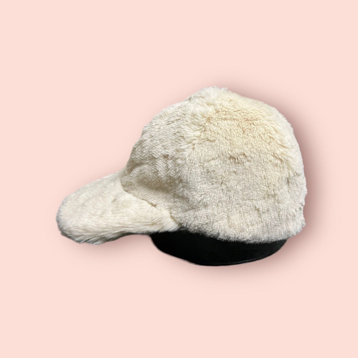 Japanese Brand HALLO SUPPLY FLUFFY FAUX FUR CORDUROY STRAPBACK CAP Size ONE SIZE - 7 Thumbnail