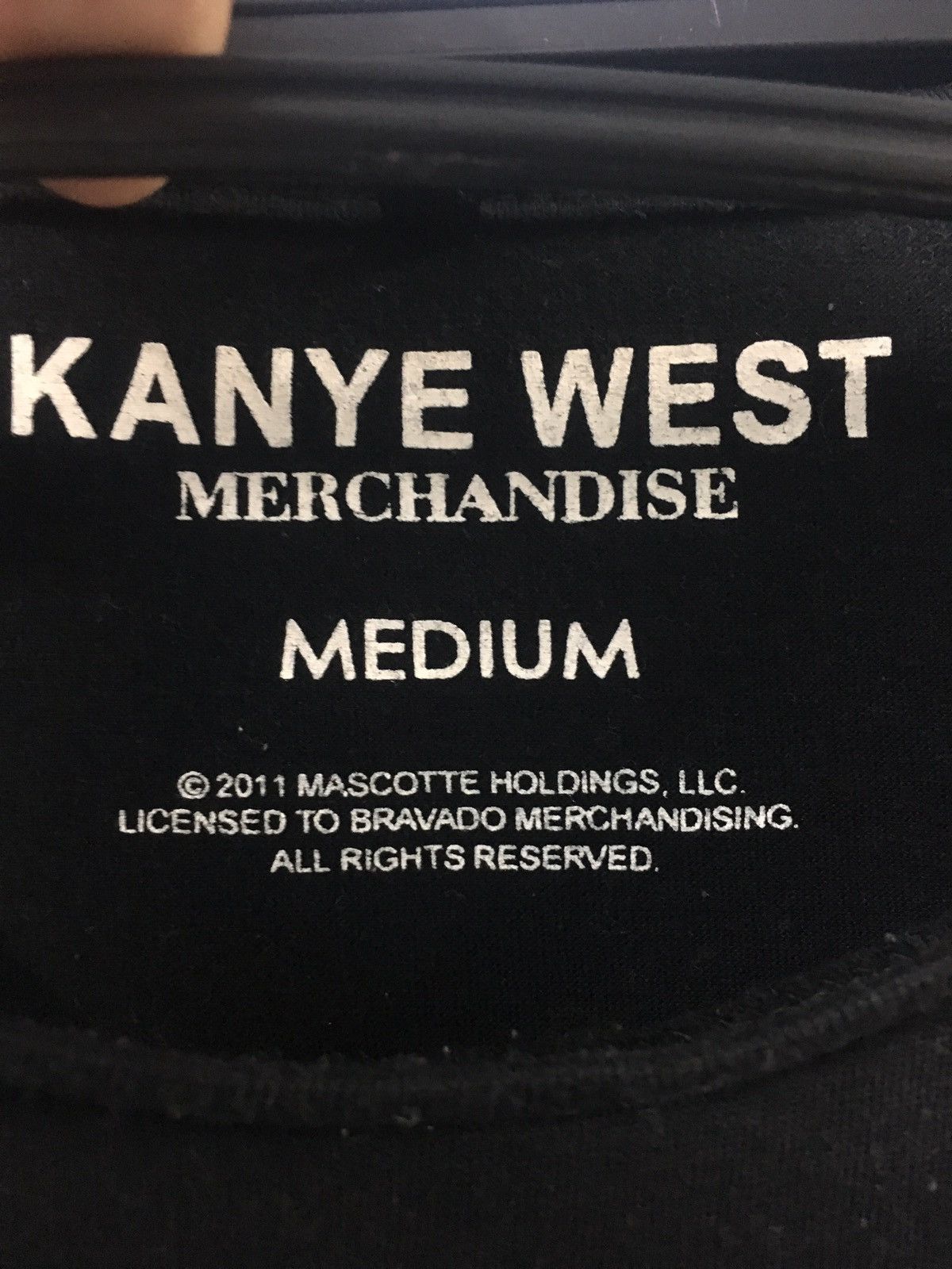 Kanye West × Rap Tees × Vintage Vtg Rapper Kanye West Merchandise 2011 t-shirt Size US M / EU 48-50 / 2 - 3 Thumbnail
