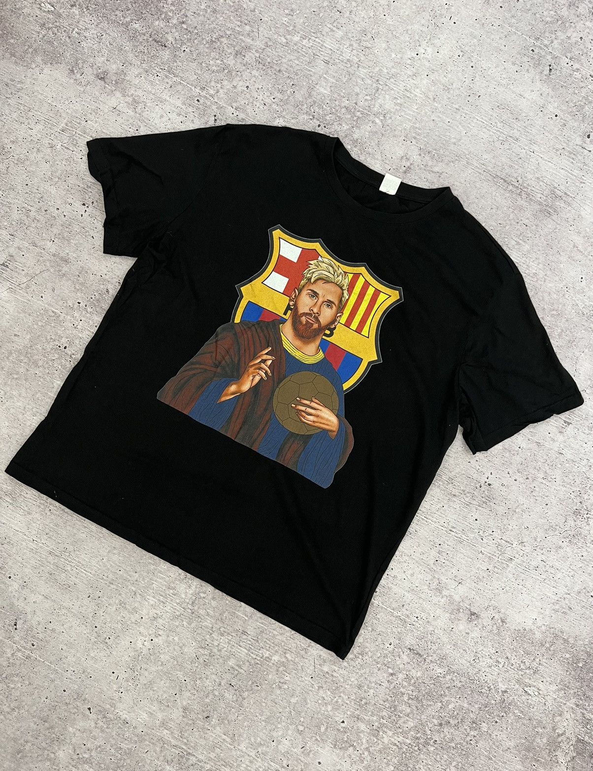 Other 🩸RARE🩸Messi Barcelona King Y2K T Shirt Size US M / EU 48-50 / 2 - 2 Thumbnail