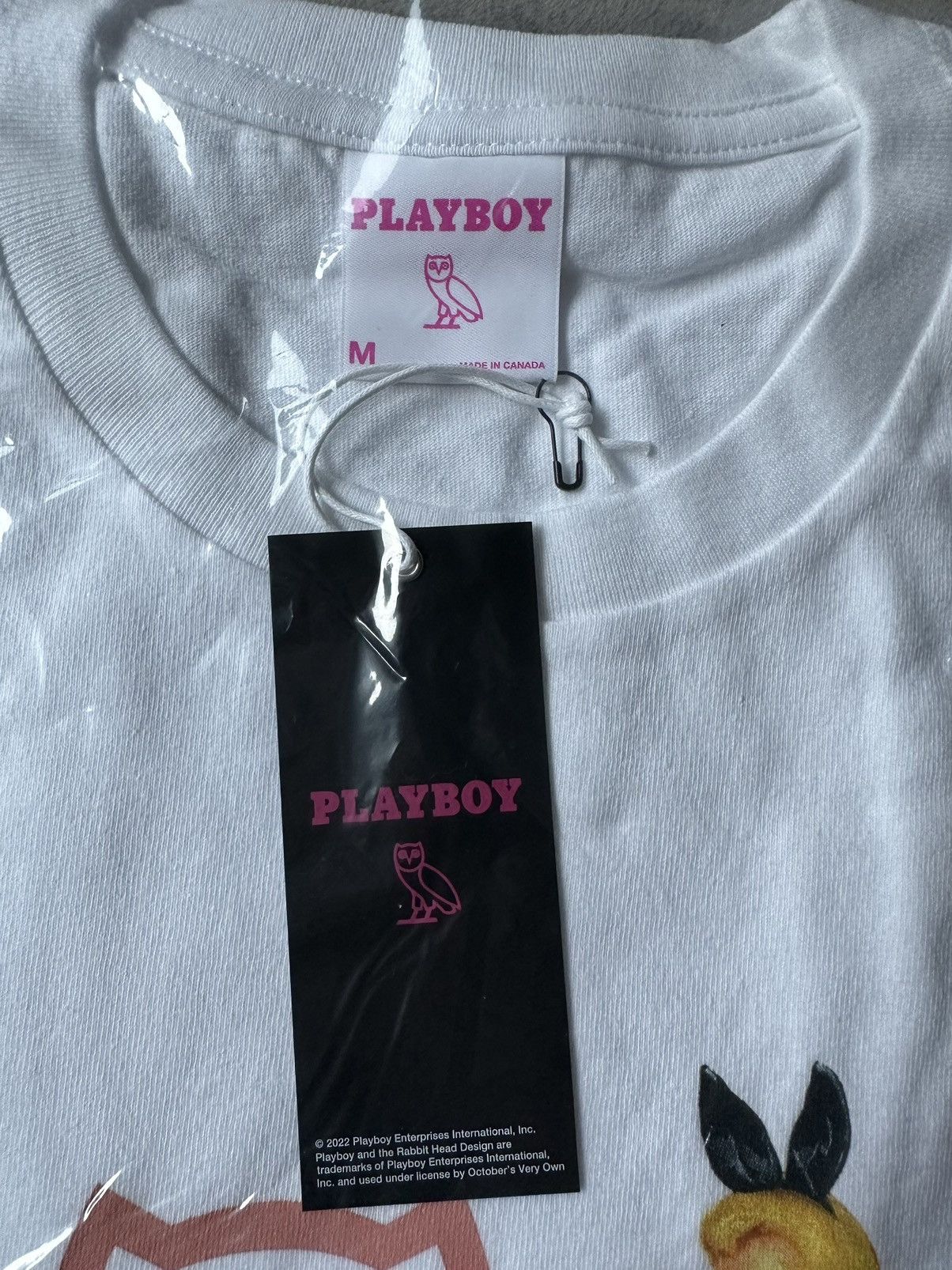 Drake × October's Very Own × Playboy *RARE* OVO x PLAYBOY BUNNY T-SHIRT TEE BRAND NEW with tags Size US M / EU 48-50 / 2 - 5 Thumbnail