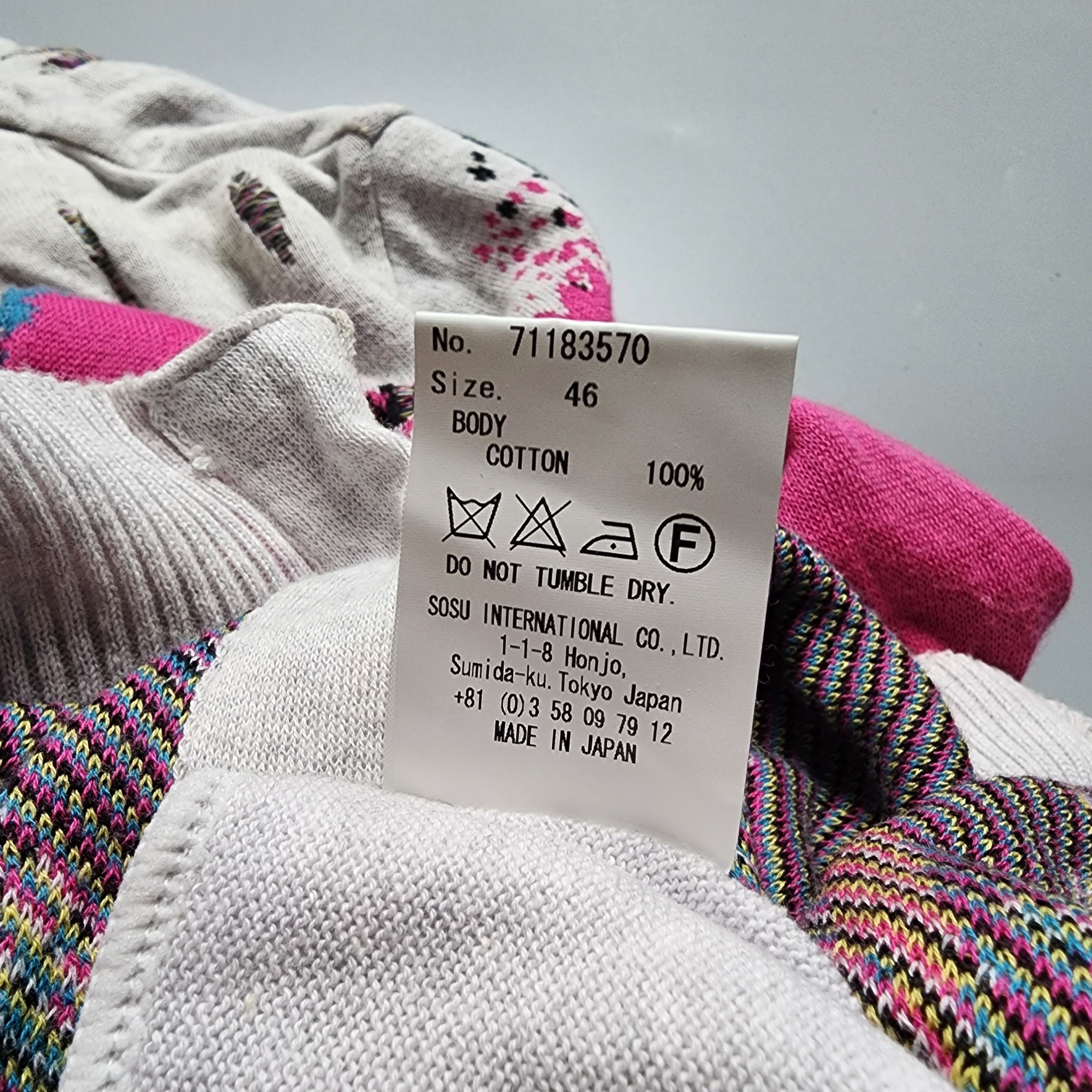 Maison MIHARA YASUHIRO Maison Miharayasuhiro - Paint Splattered Effect Cardigan Size US S / EU 44-46 / 1 - 8 Thumbnail