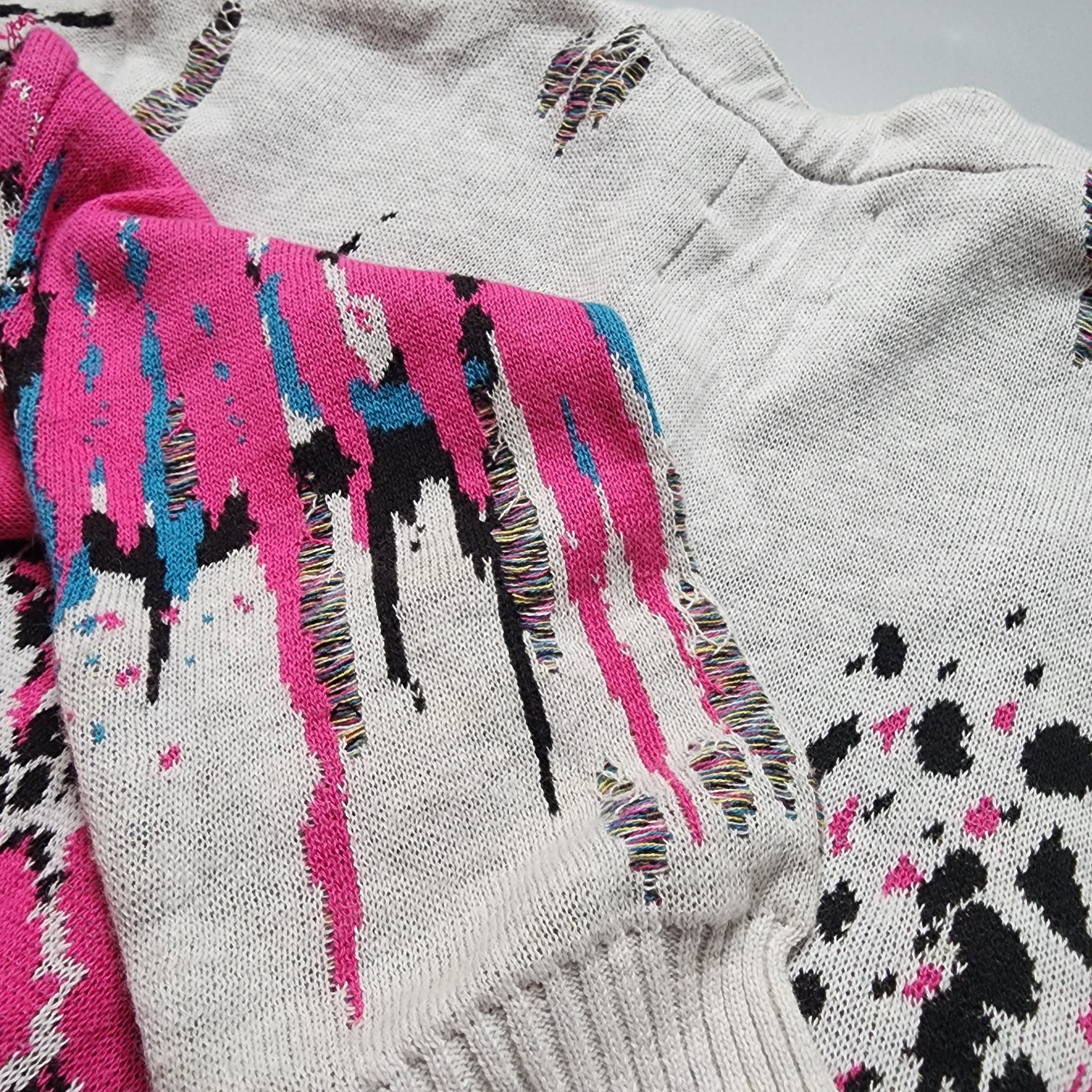 Maison MIHARA YASUHIRO Maison Miharayasuhiro - Paint Splattered Effect Cardigan Size US S / EU 44-46 / 1 - 5 Thumbnail