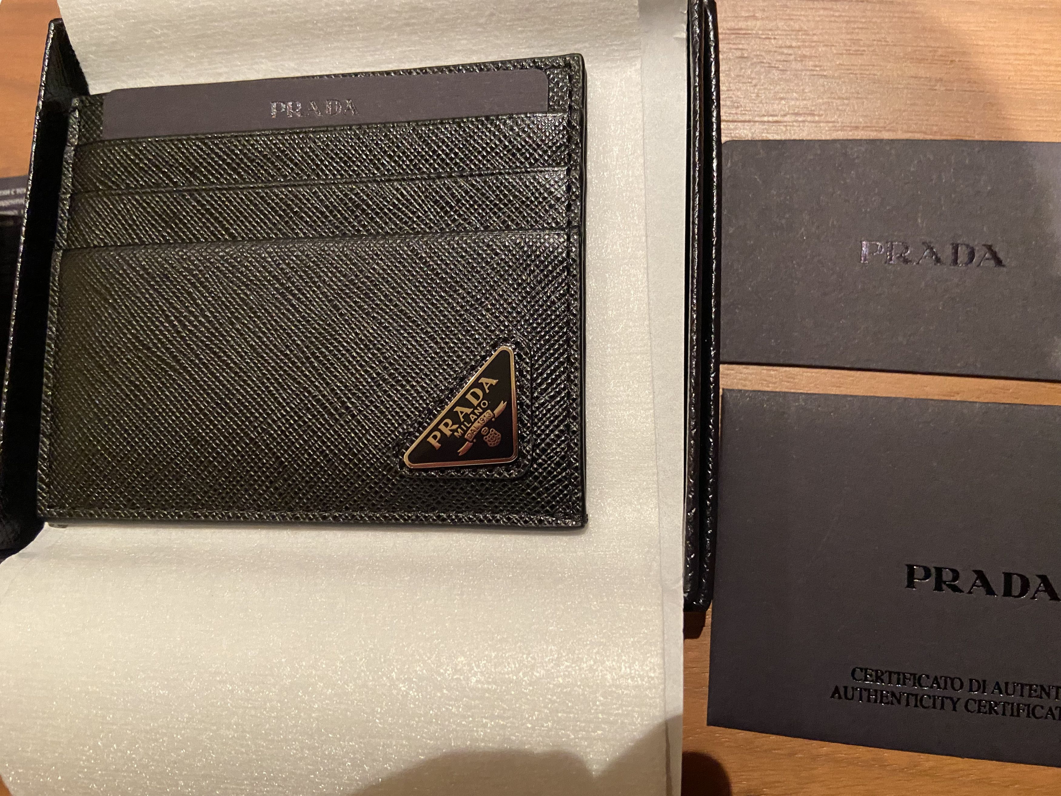 Prada Saffiano Leather Card Holder BNWT Size ONE SIZE - 6 Thumbnail