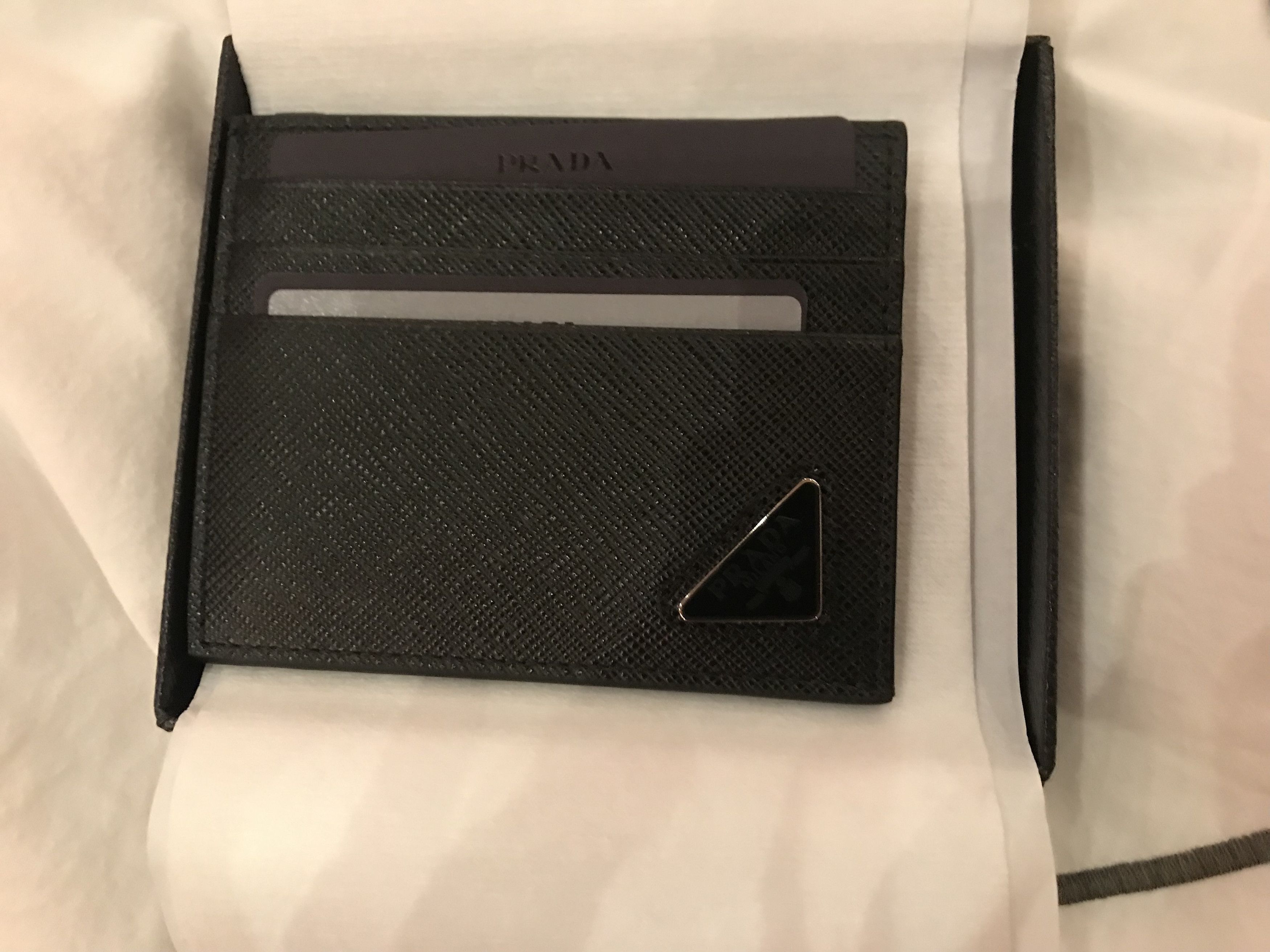 Prada Saffiano Leather Card Holder BNWT Size ONE SIZE - 13 Thumbnail