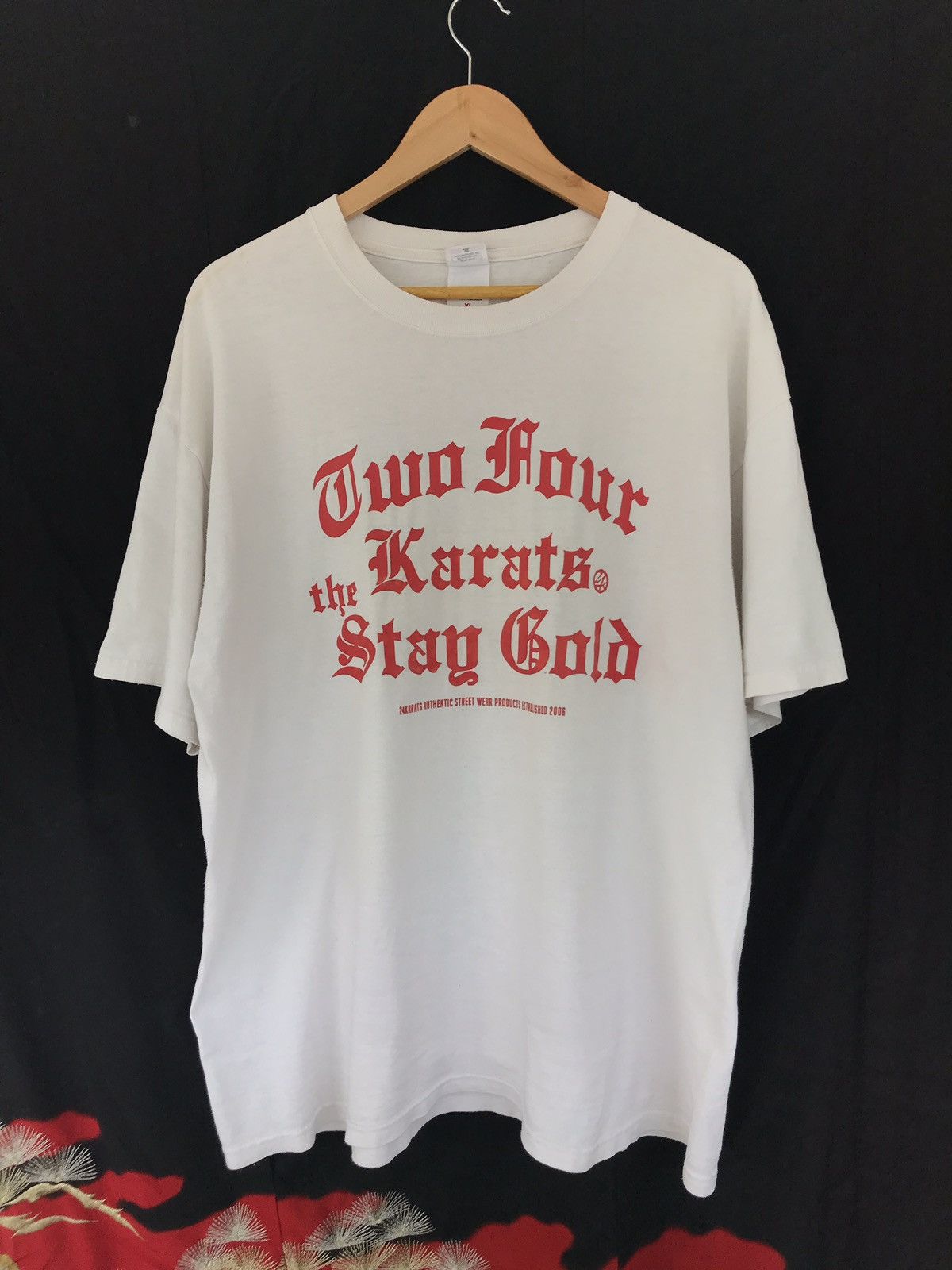 Vintage Vintage 90’s 24karats streetwear shirt Size US XL / EU 56 / 4 - 1 Thumbnail