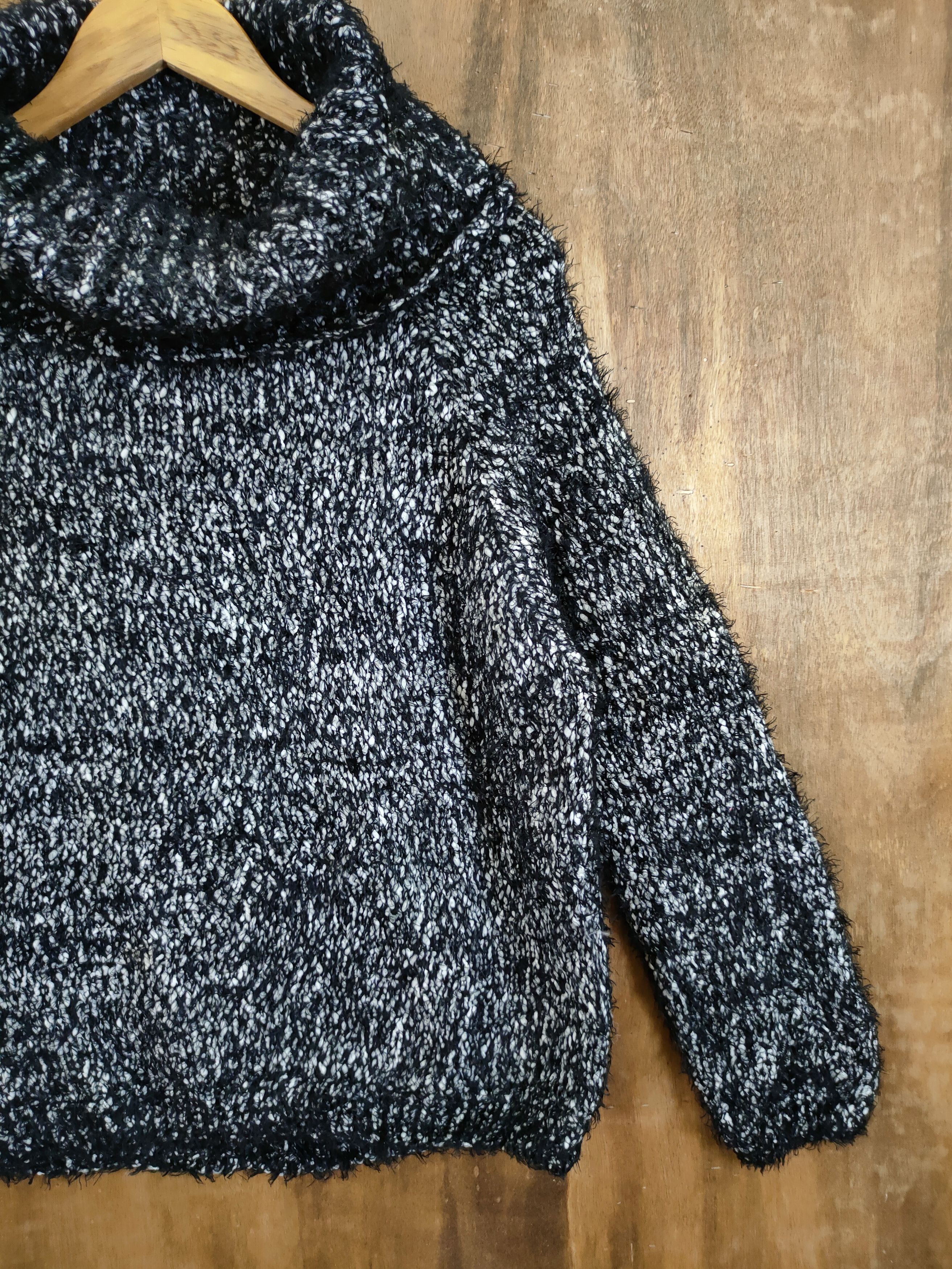 Aran Isles Knitwear D Lepsim cable mohair shag shaggy fur knitwear #46-998 Size US M / EU 48-50 / 2 - 3 Thumbnail