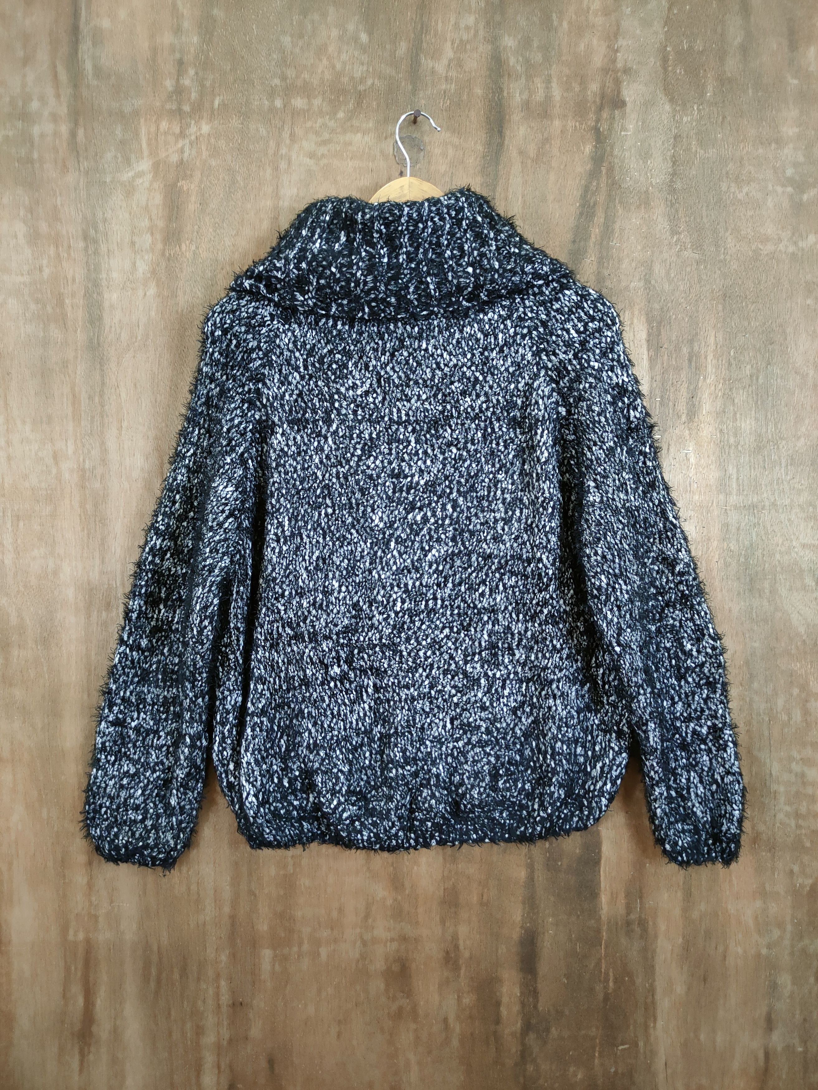 Aran Isles Knitwear D Lepsim cable mohair shag shaggy fur knitwear #46-998 Size US M / EU 48-50 / 2 - 9 Thumbnail