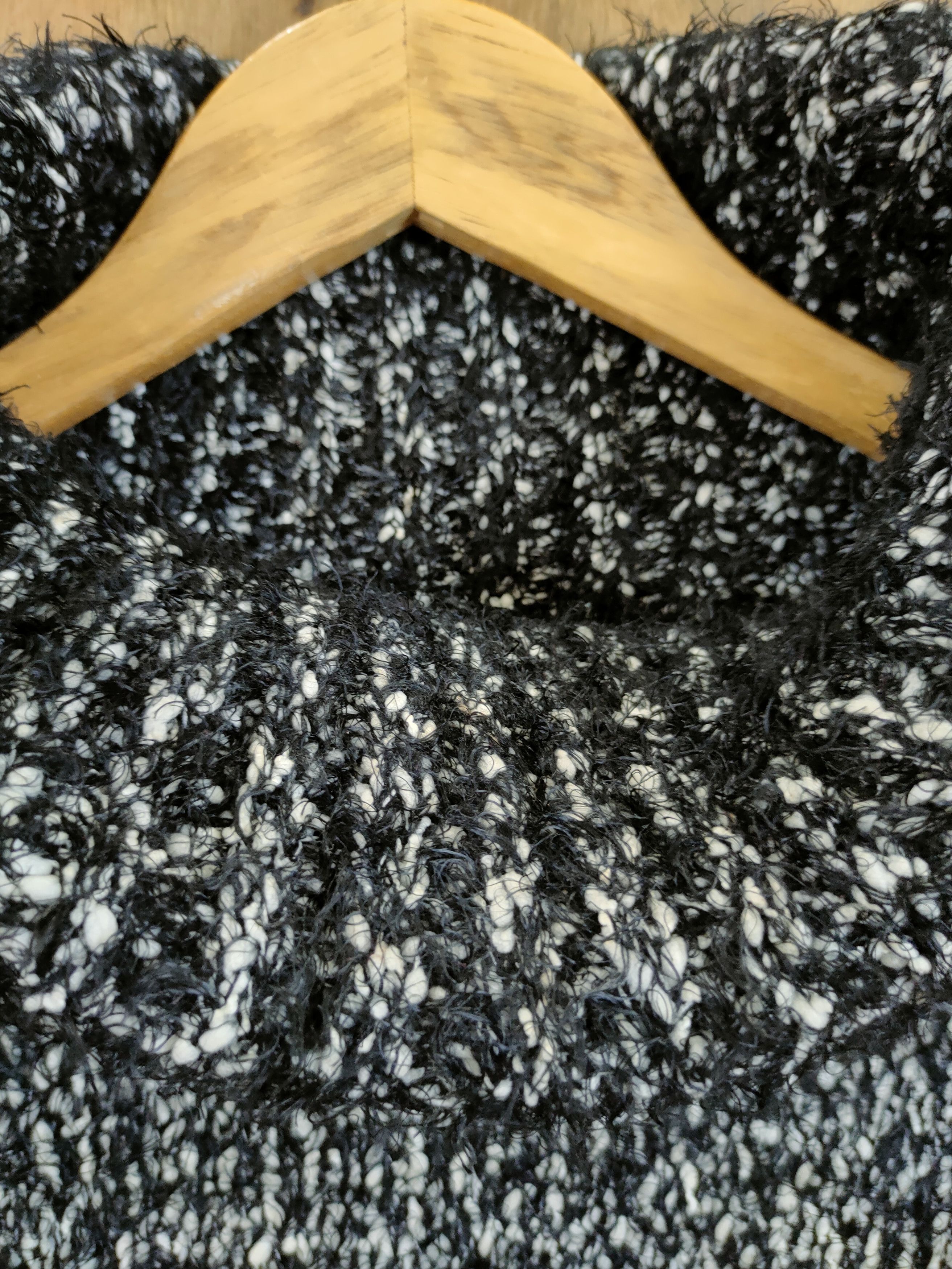 Aran Isles Knitwear D Lepsim cable mohair shag shaggy fur knitwear #46-998 Size US M / EU 48-50 / 2 - 4 Thumbnail