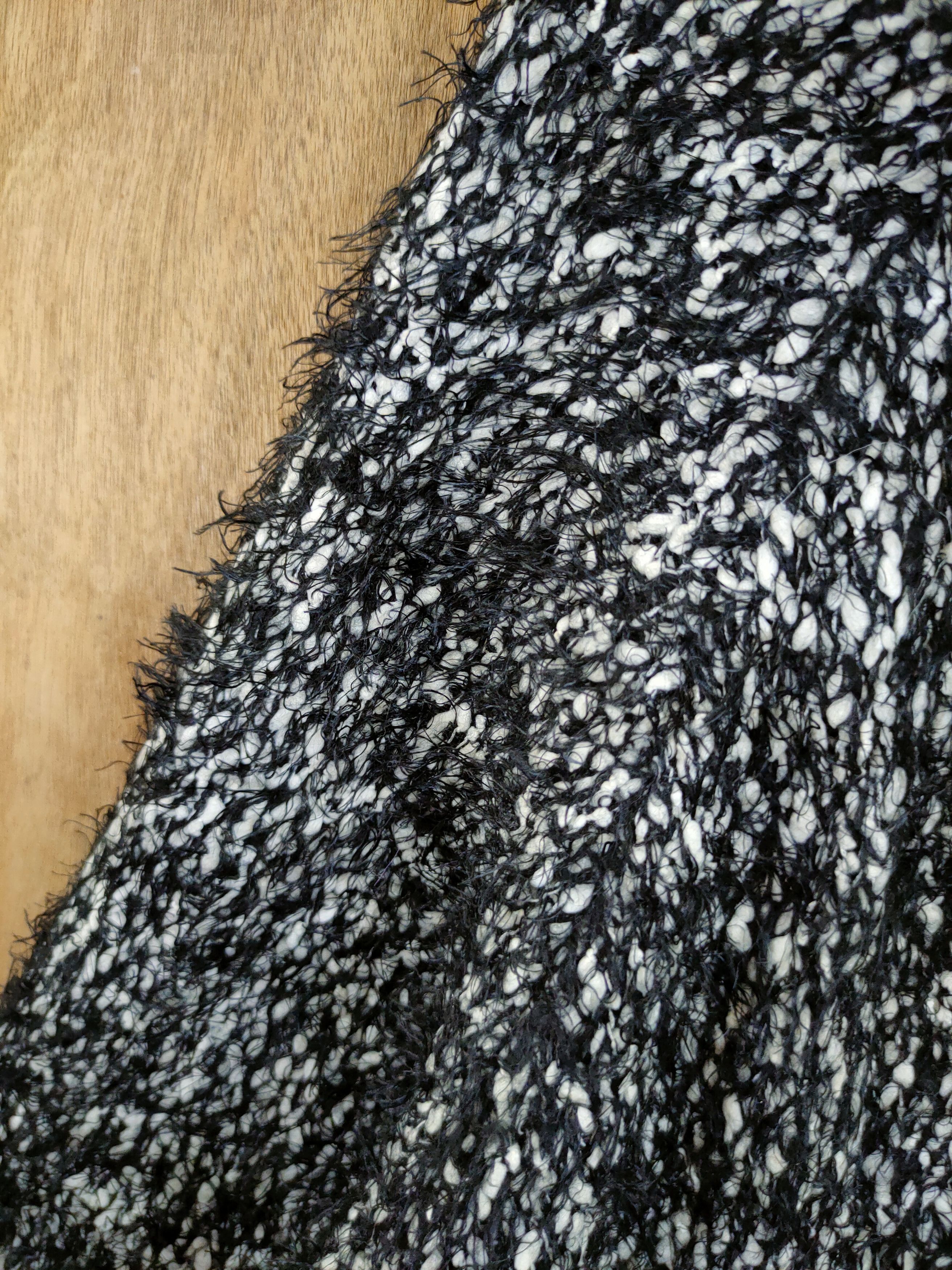 Aran Isles Knitwear D Lepsim cable mohair shag shaggy fur knitwear #46-998 Size US M / EU 48-50 / 2 - 5 Thumbnail