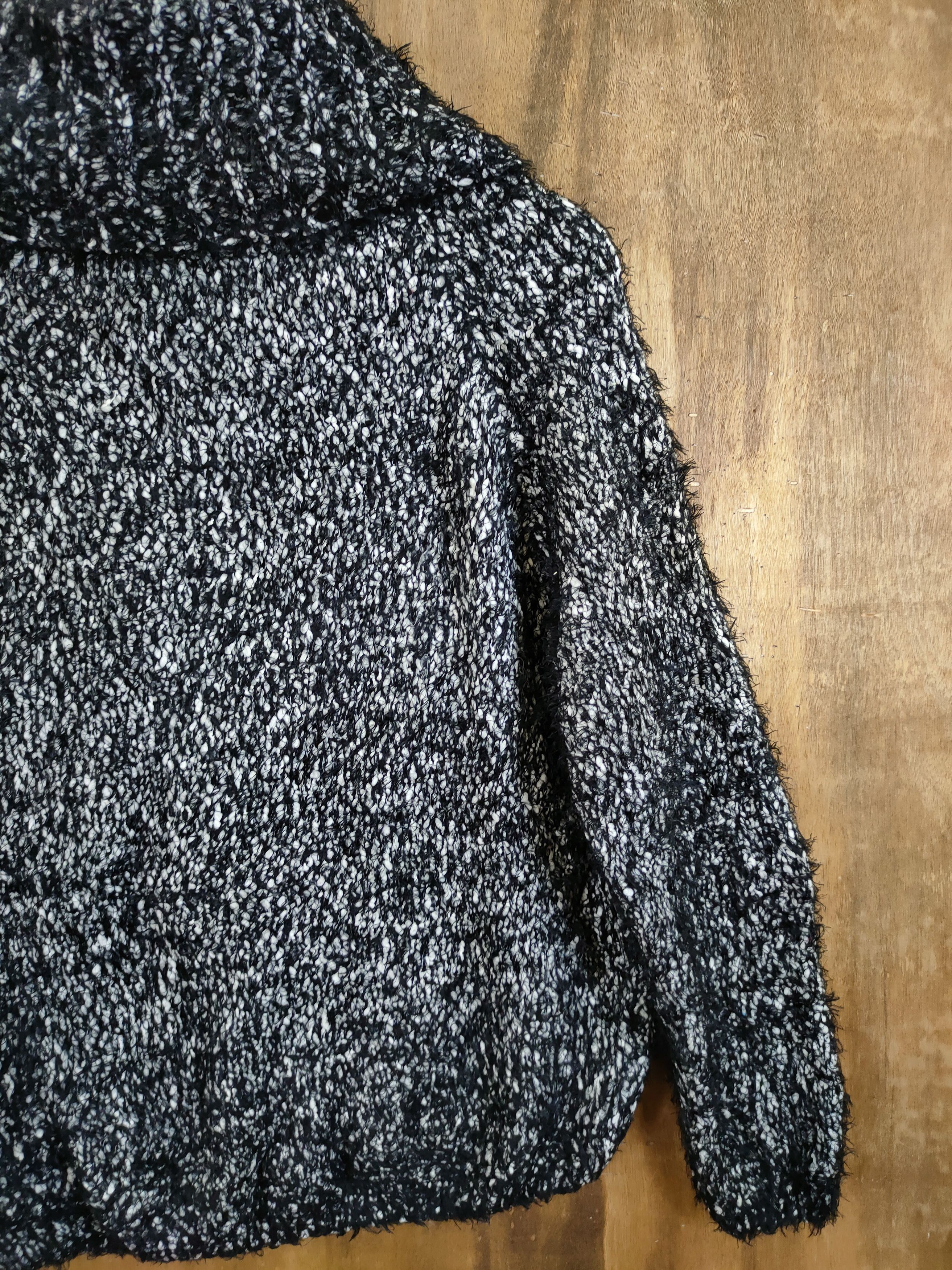 Aran Isles Knitwear D Lepsim cable mohair shag shaggy fur knitwear #46-998 Size US M / EU 48-50 / 2 - 11 Thumbnail