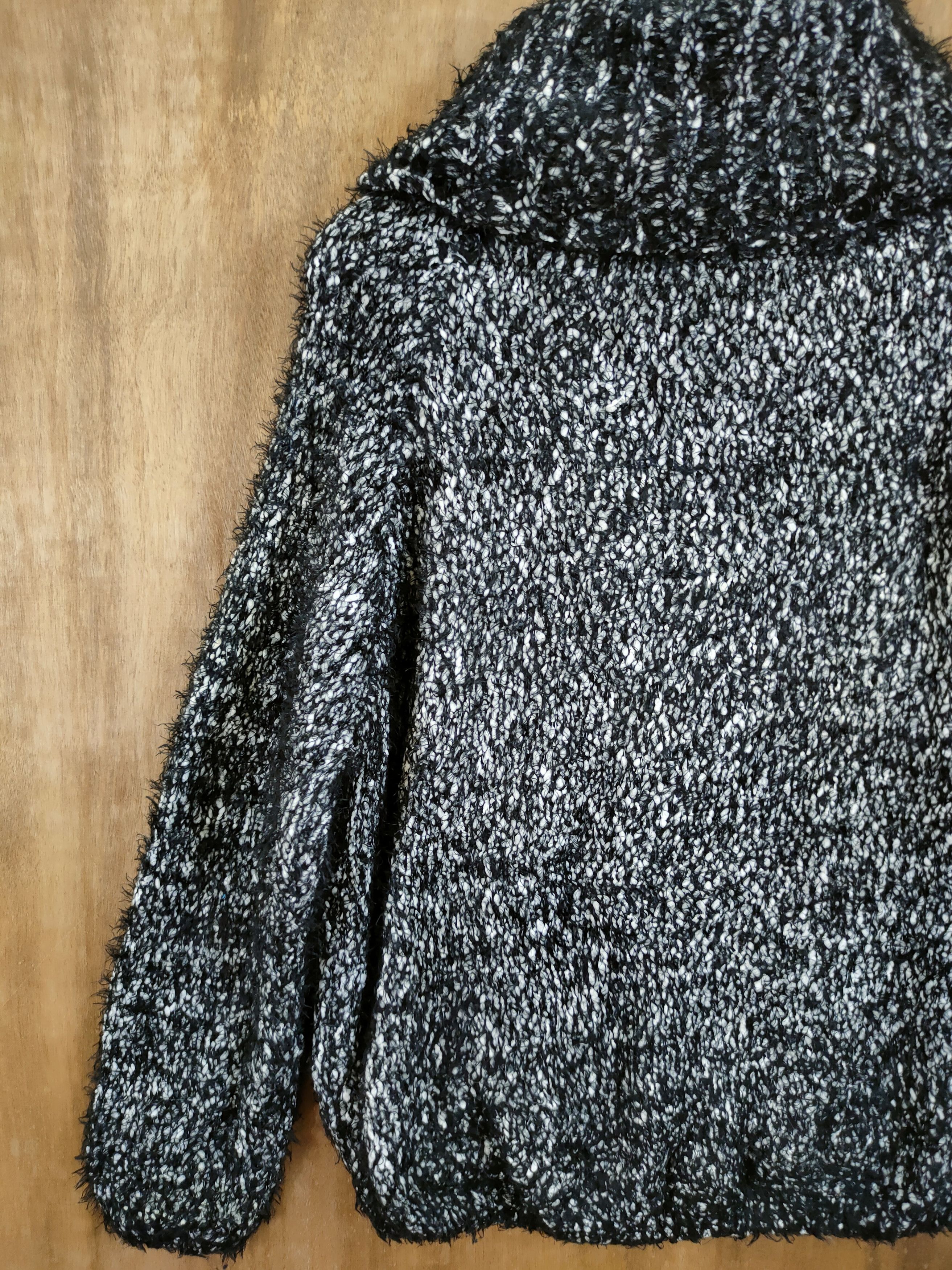 Aran Isles Knitwear D Lepsim cable mohair shag shaggy fur knitwear #46-998 Size US M / EU 48-50 / 2 - 10 Thumbnail