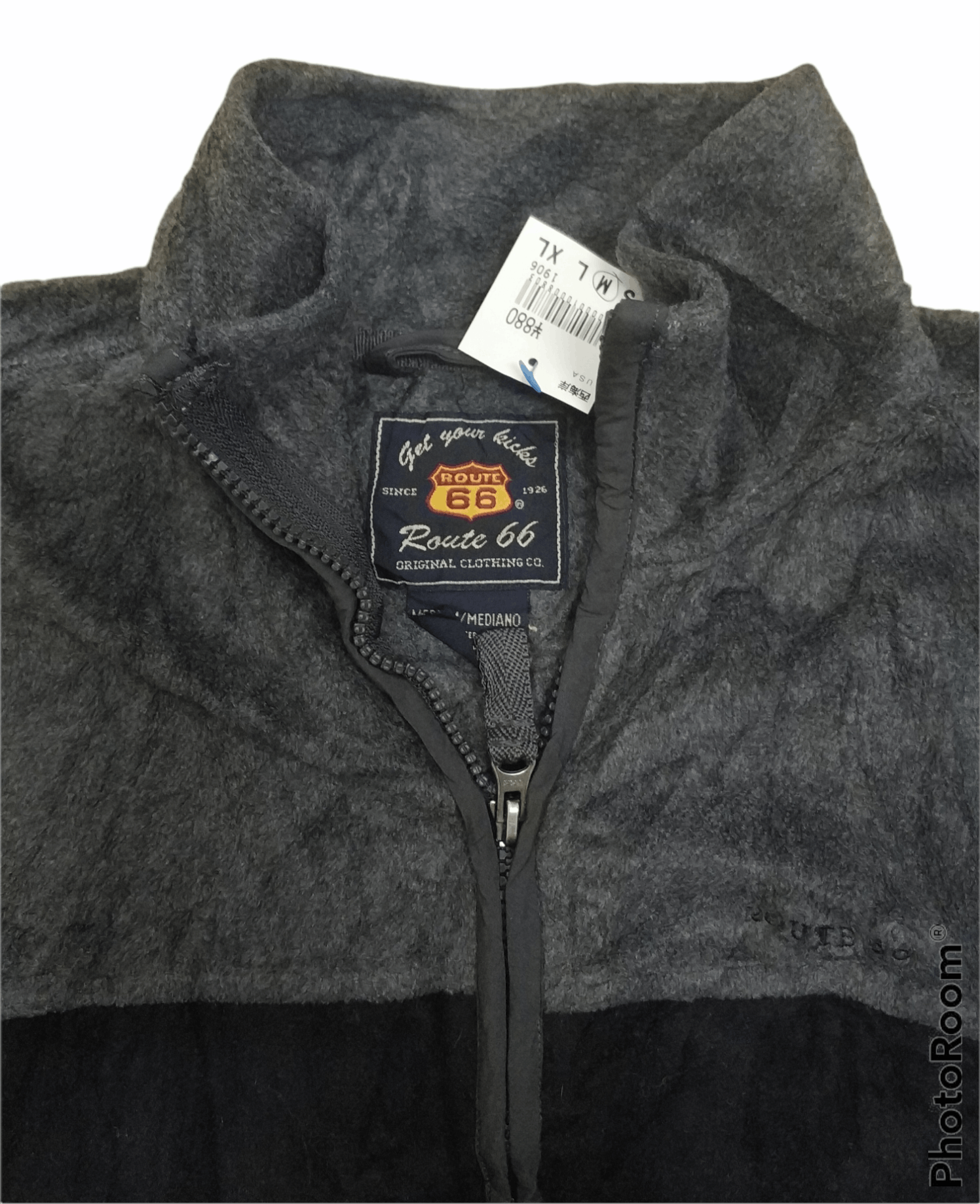 Route 66 🔥Vintage Route 66 Two Tone Fleece Zipper Vest Size US S / EU 44-46 / 1 - 2 Thumbnail