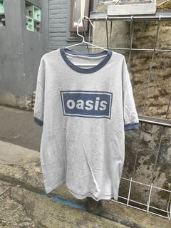 80s90s OASIS vintage band tee / ringer tee