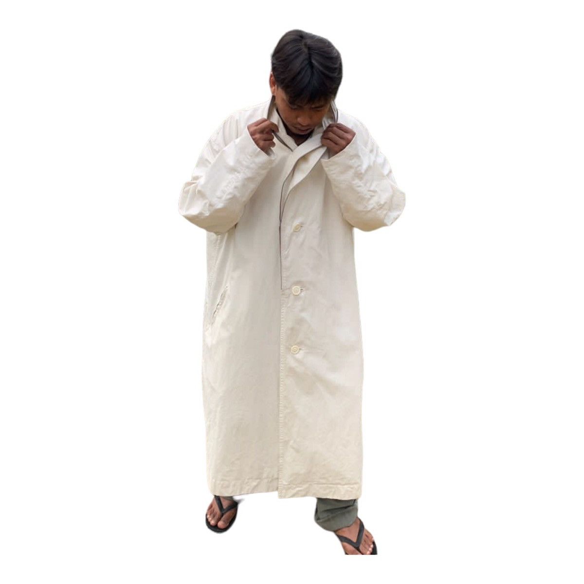 Issey Miyake 1/1 Vtg 70’s Legendary Designer Issey Miyake Men Heavy Coat Size US M / EU 48-50 / 2 - 4 Thumbnail