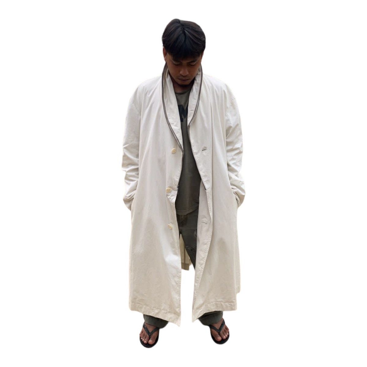 Issey Miyake 1/1 Vtg 70’s Legendary Designer Issey Miyake Men Heavy Coat Size US M / EU 48-50 / 2 - 5 Thumbnail