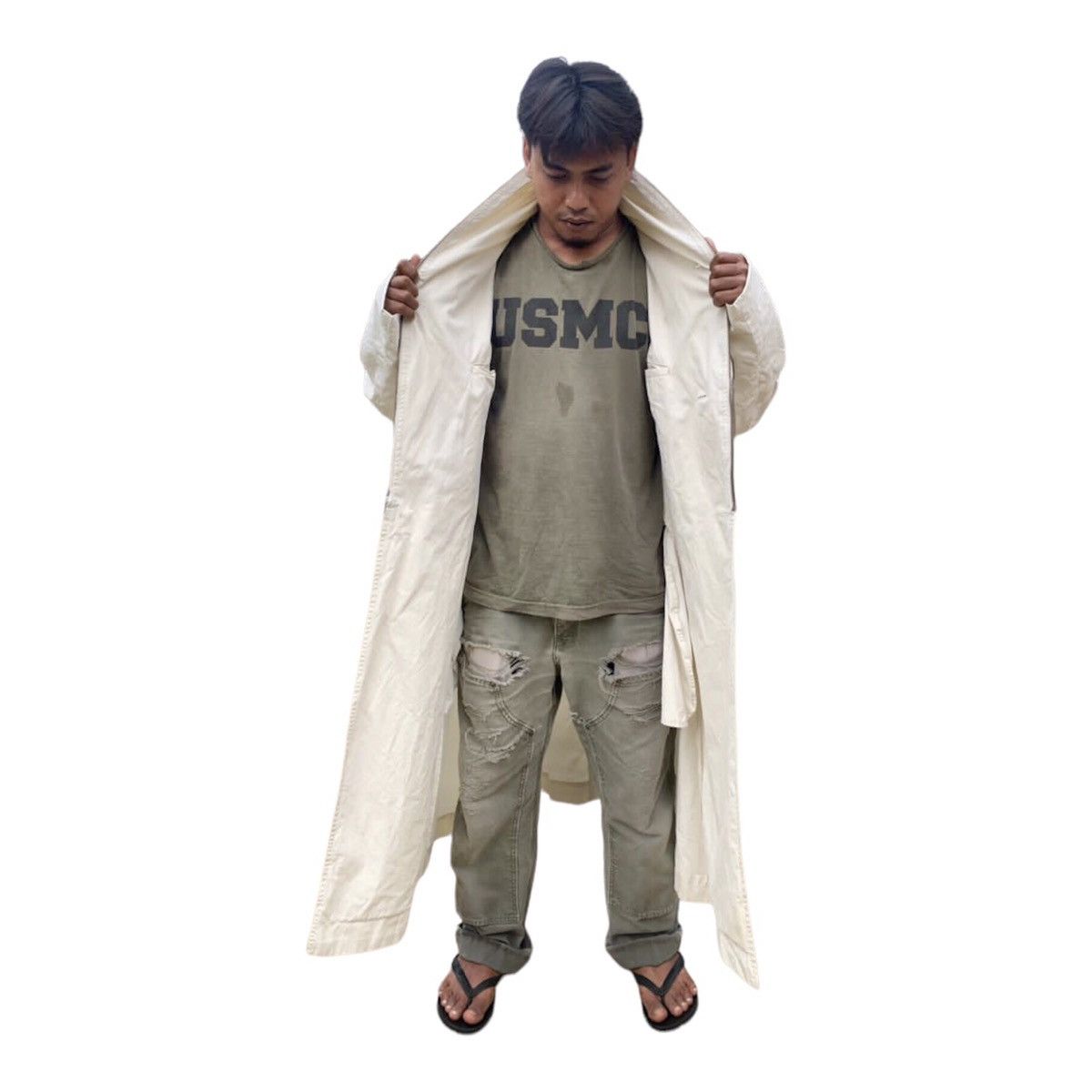 Issey Miyake 1/1 Vtg 70’s Legendary Designer Issey Miyake Men Heavy Coat Size US M / EU 48-50 / 2 - 2 Thumbnail